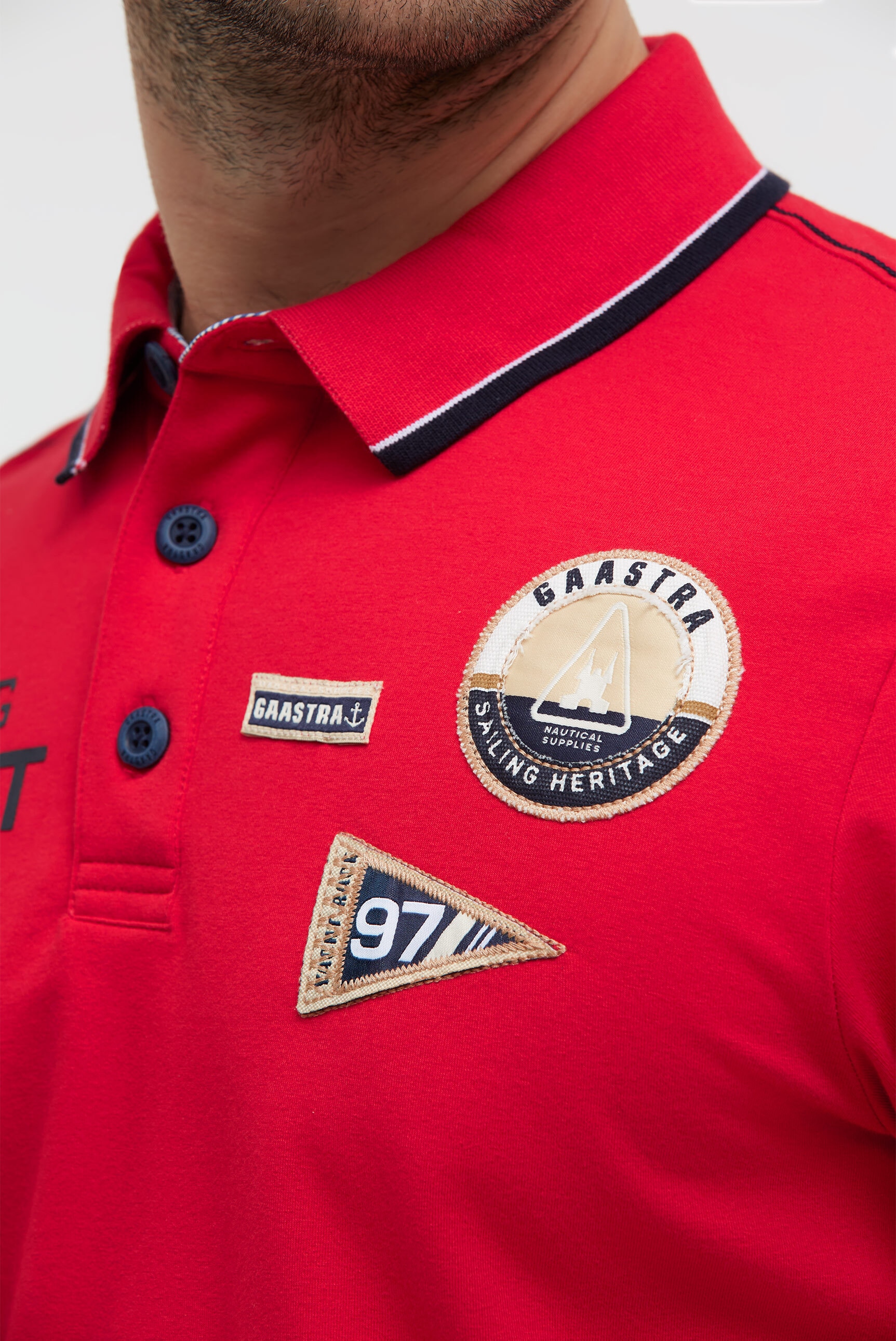 Gaastra Poloshirt mit Seitenschlitze