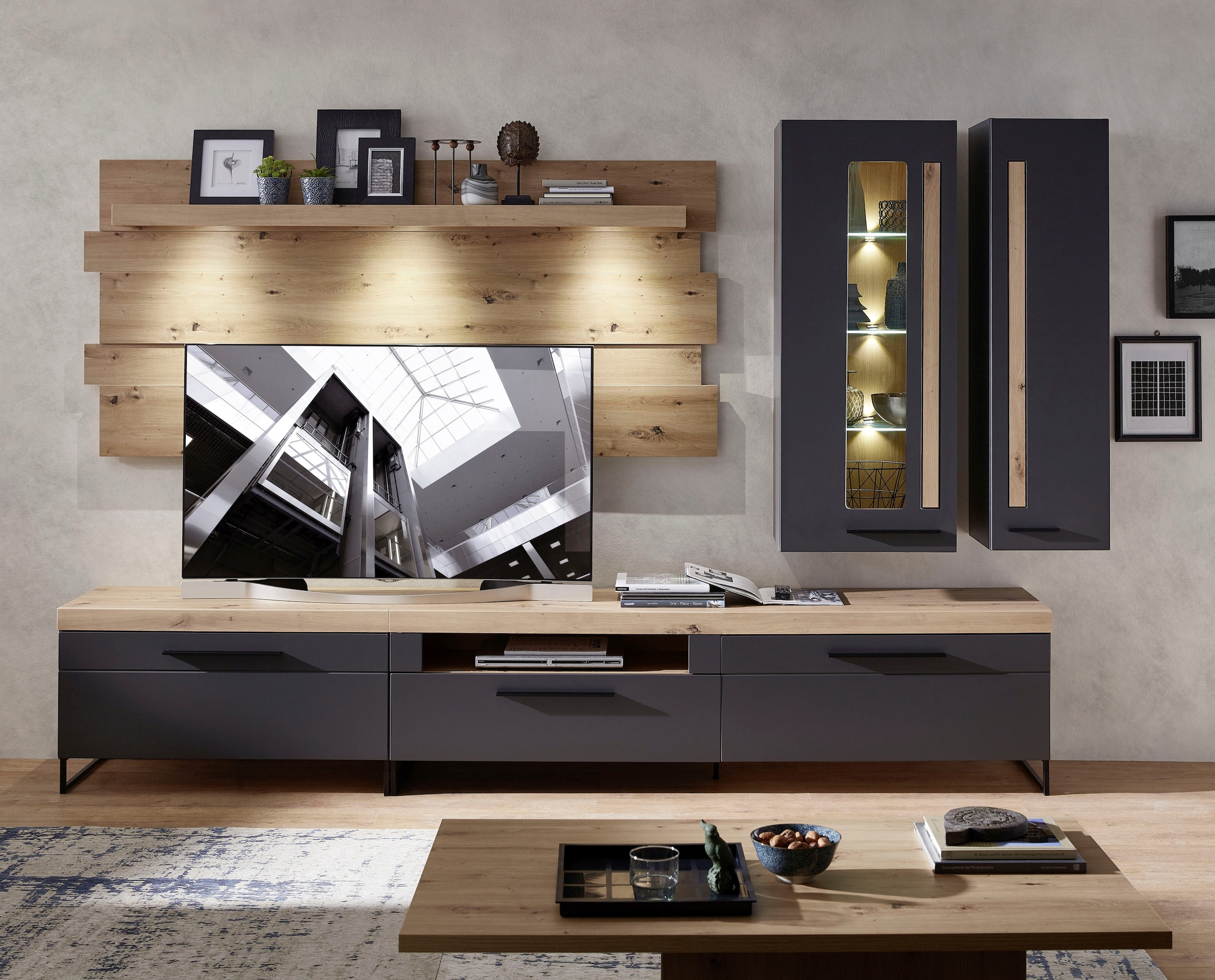 Innostyle Sekcija »Loft Two« (5 St.) ir LED-Bele...