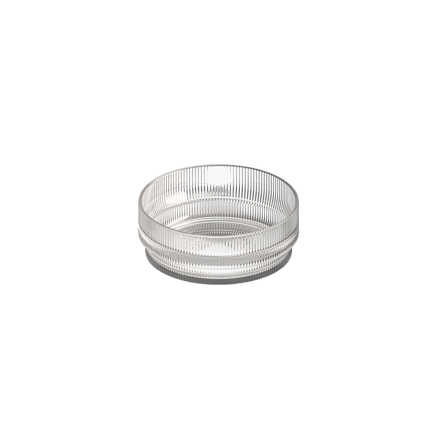 APS Schale »THE GRID« 6 aus Glas Glas, Ø 14 cm, Höhe 5,5 cm, 450 ml, stapelbar, mikrowellengeeignet