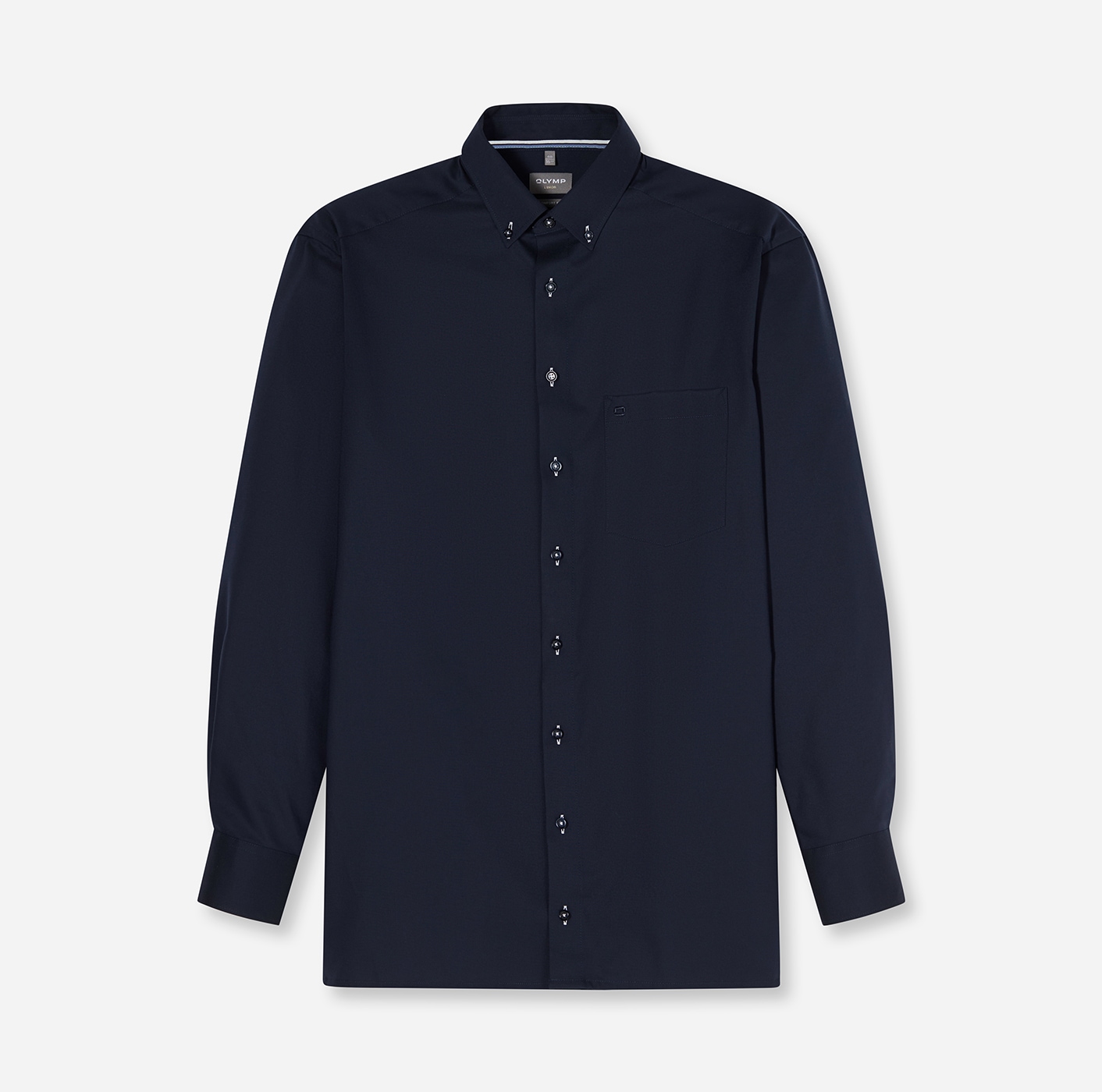 OLYMP Langarmhemd »Luxor« Businesshemd, comfort fit, Button-down-Kragen