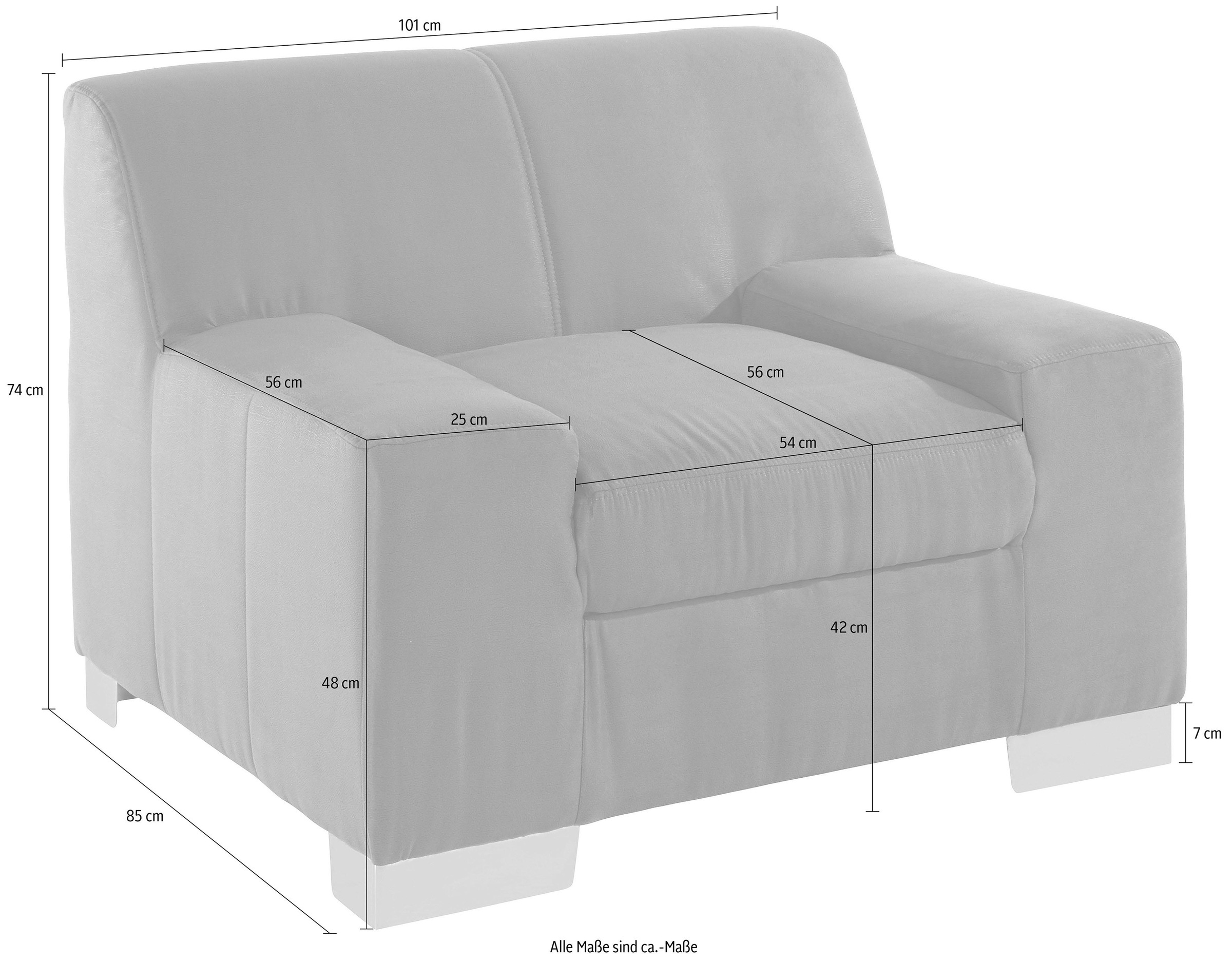 Thumbnail - DOMO collection Sessel "Bero, elegant und zeitlos, kubisch und bequem"