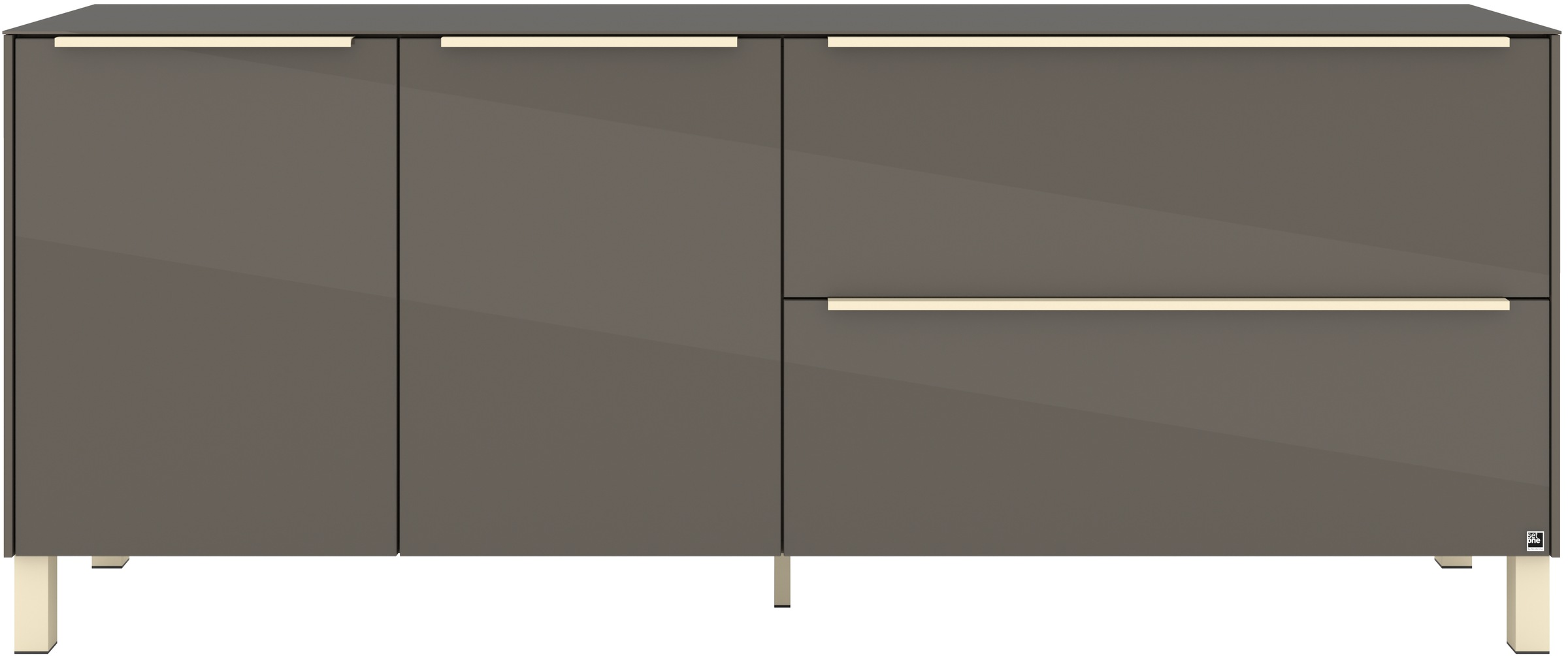 set one by Musterring Lowboard »Reno« 1 Stk. tlg. Mit Vierkantfuß in diversen Farben, 75 cm Höhe & Farbauswahl