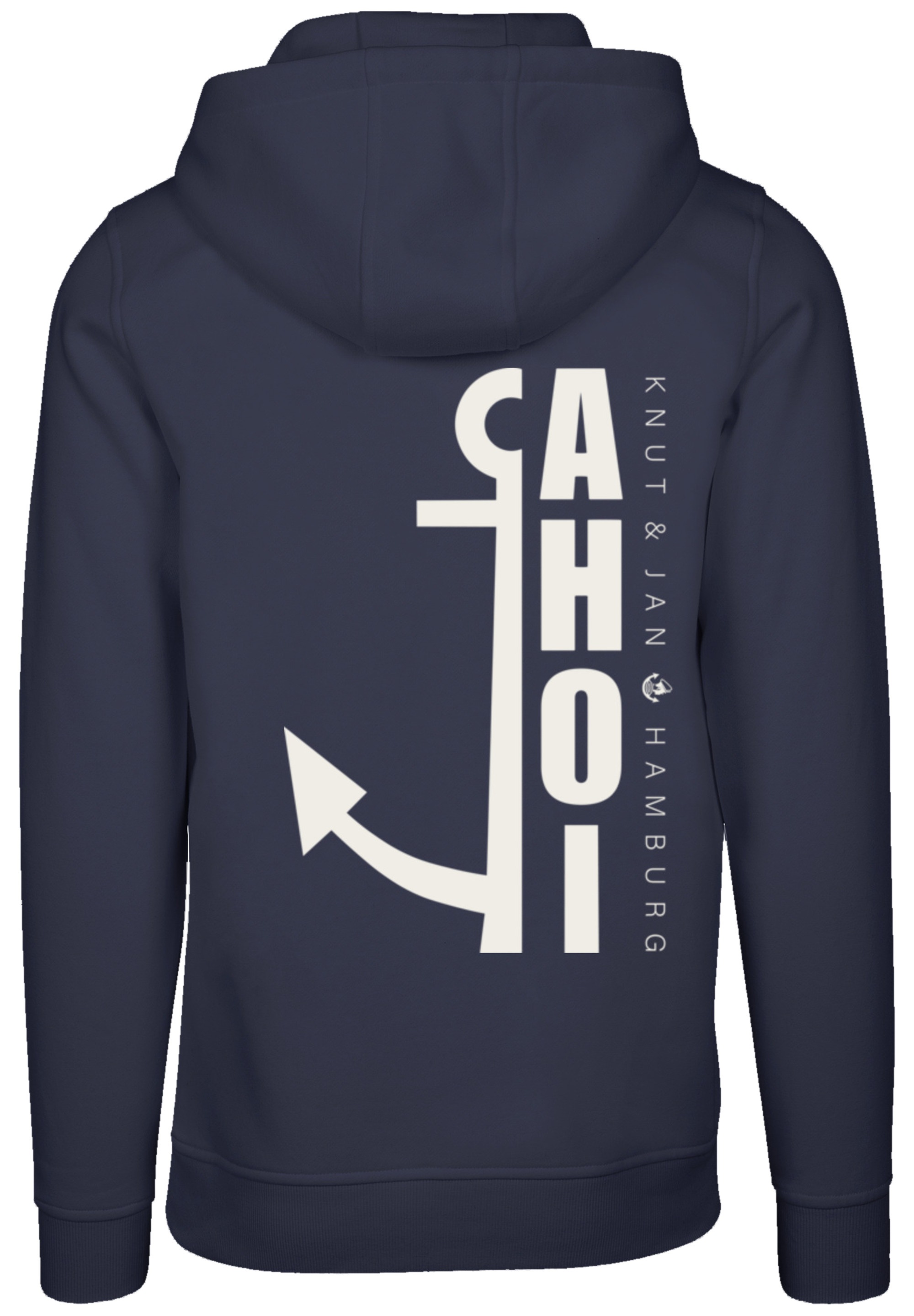 Thumbnail - F4NT4STIC Kapuzenpullover "Ahoi Anker Crop Knut & Jan Hamburg", Print