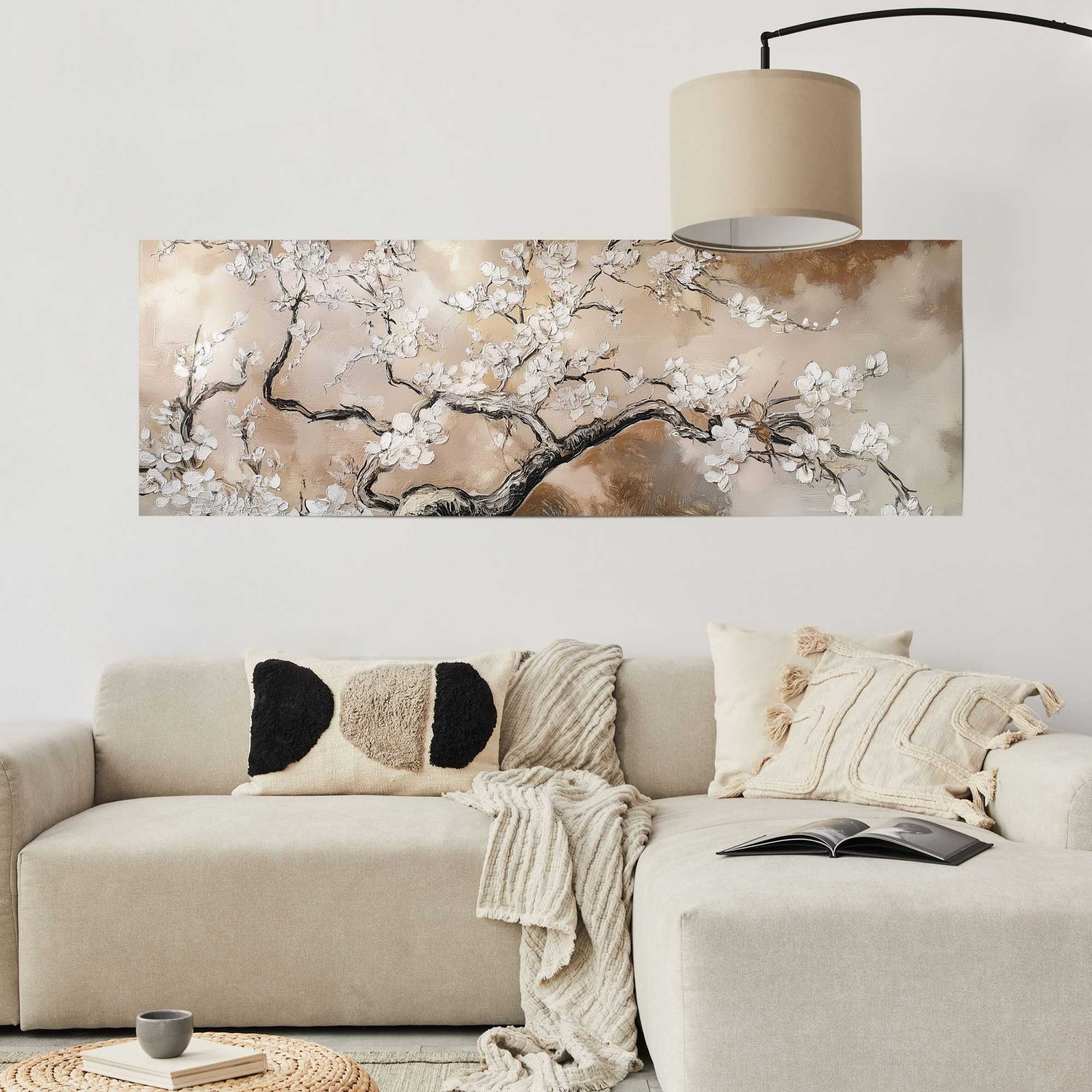 Reinders Poster "Rustikale Blumen", Wohnzimmer - Beige - 170 gr. Papier - B günstig online kaufen