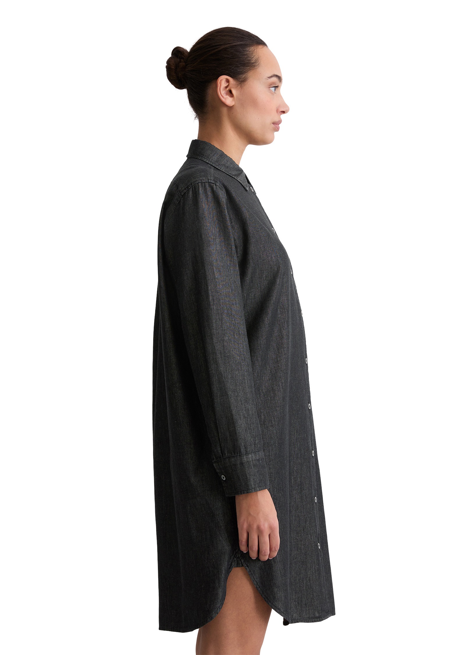 Marc OPolo Hemdblusenkleid "aus Baumwoll-Chambray" günstig online kaufen