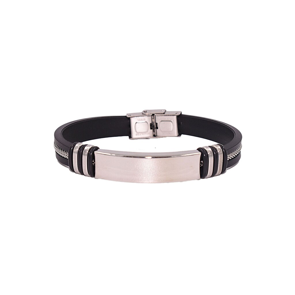 Firetti Edelstahlarmband »Schmuck Geschenk, ID-Armband- Optik«