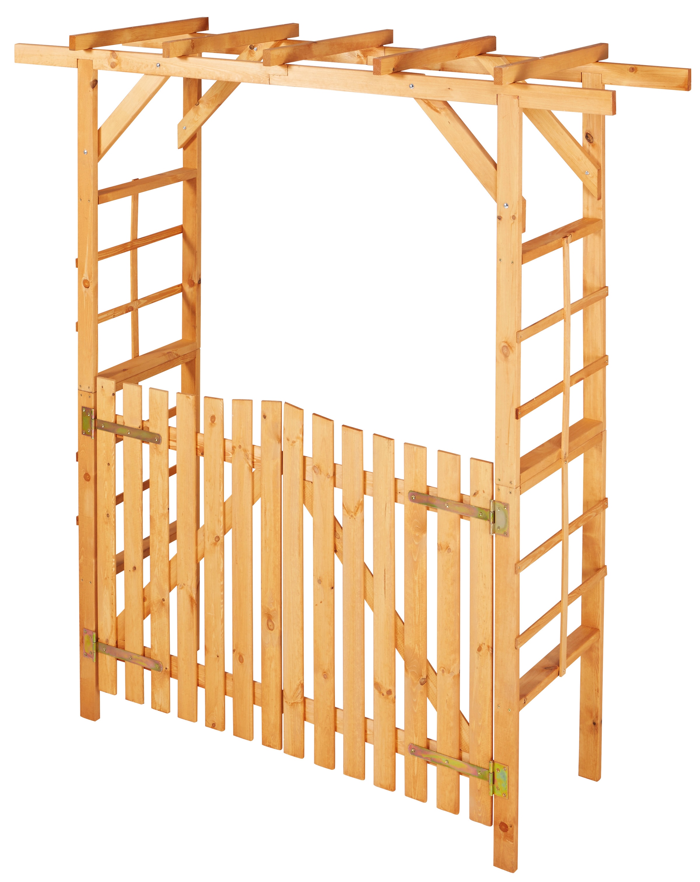 promadino Rosenbogen »Pergola Anke«, BxTxH: 200x60x210 cm, mit Türen