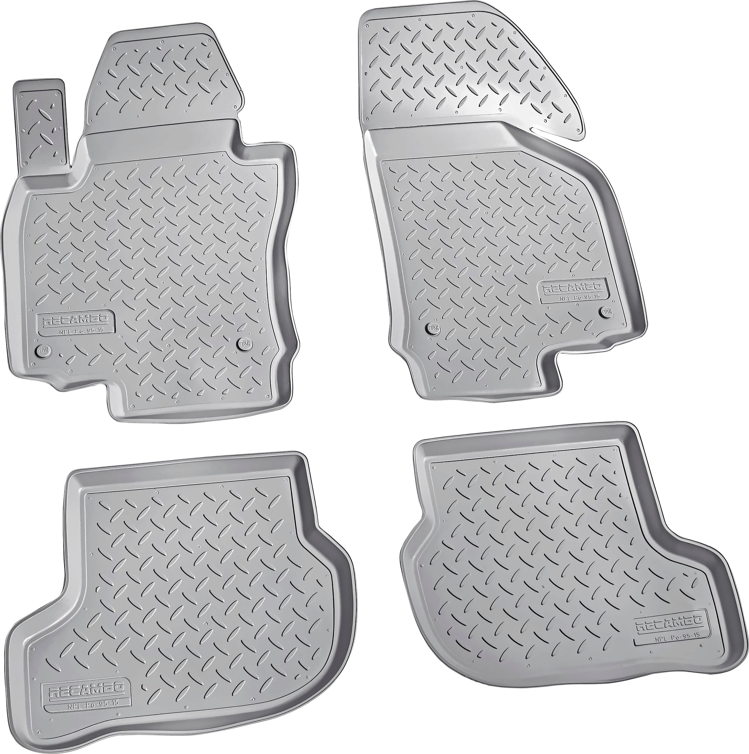 2015, Passform-Fußmatten RECAMBO Seat, perfekte Passform (Set, XL BAUR 2004 Altea | St.), - 4 kaufen »CustomComforts«, Altea,