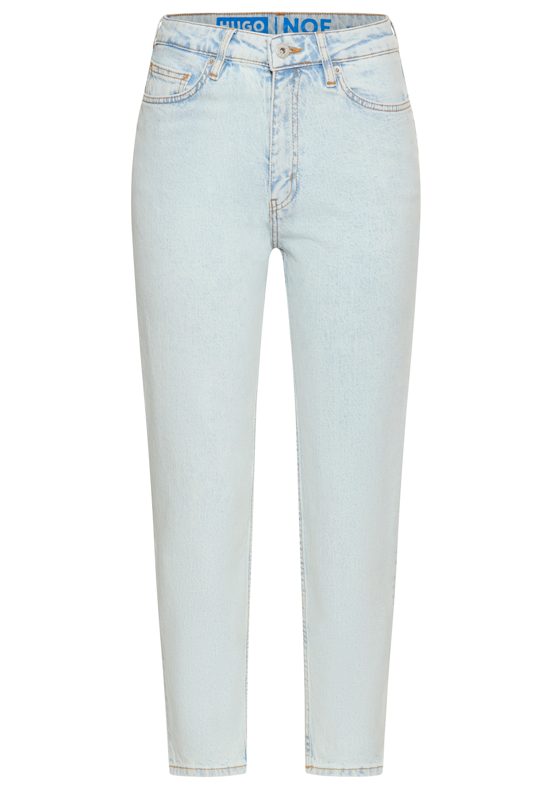 HUGO Blue Mom-Jeans »Noe_B«, Straight Fit Jeans mit hoher Leibhöhe