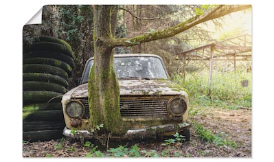 Wandbild »Lost Places - Rostlaube Lada- verlassen«, Auto, (1 St.)