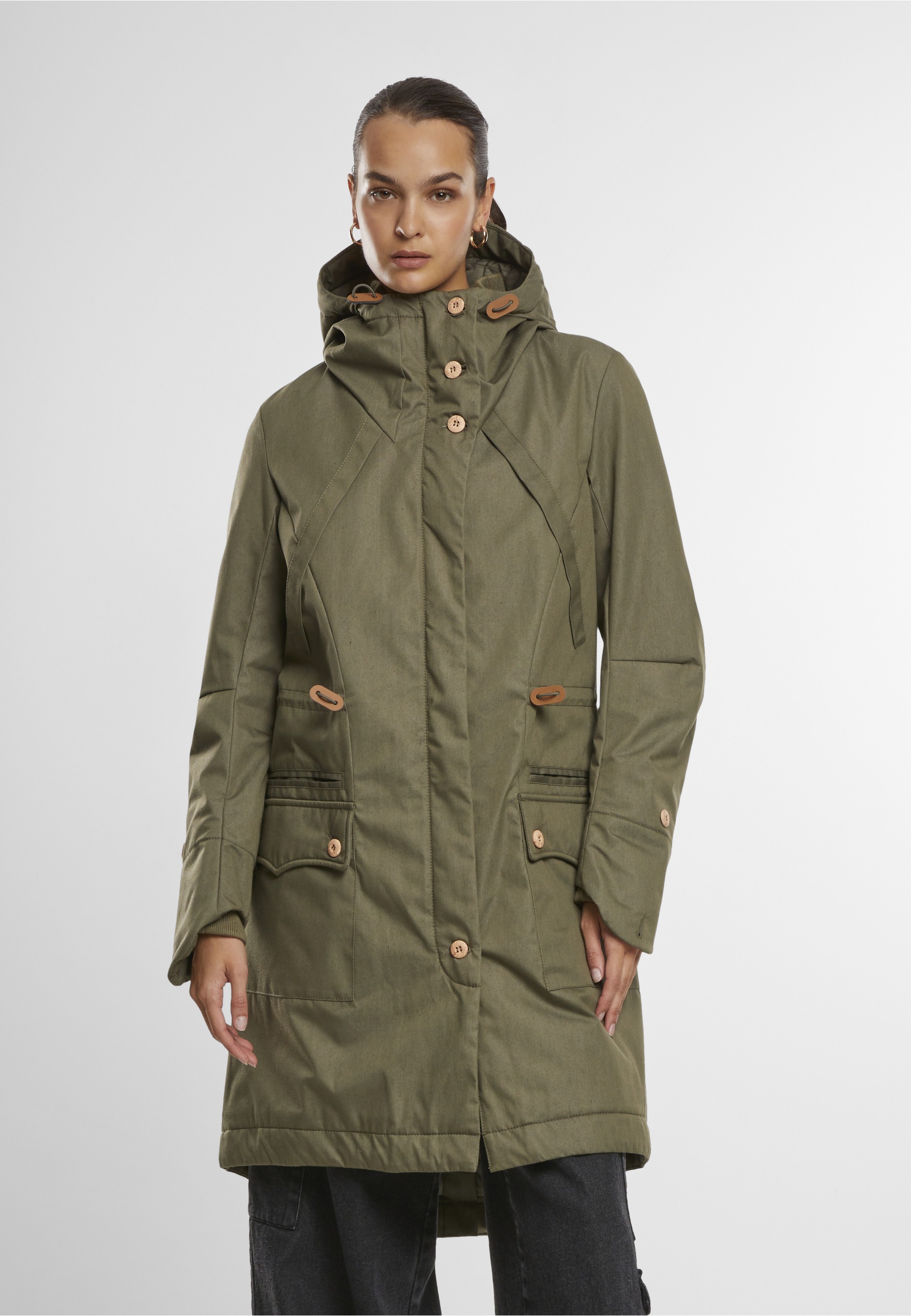 Thumbnail - Brandit Parka "Brandit Brandit Women Mayleene Winterparka" 1 Stk. tlg. mit Kapuze