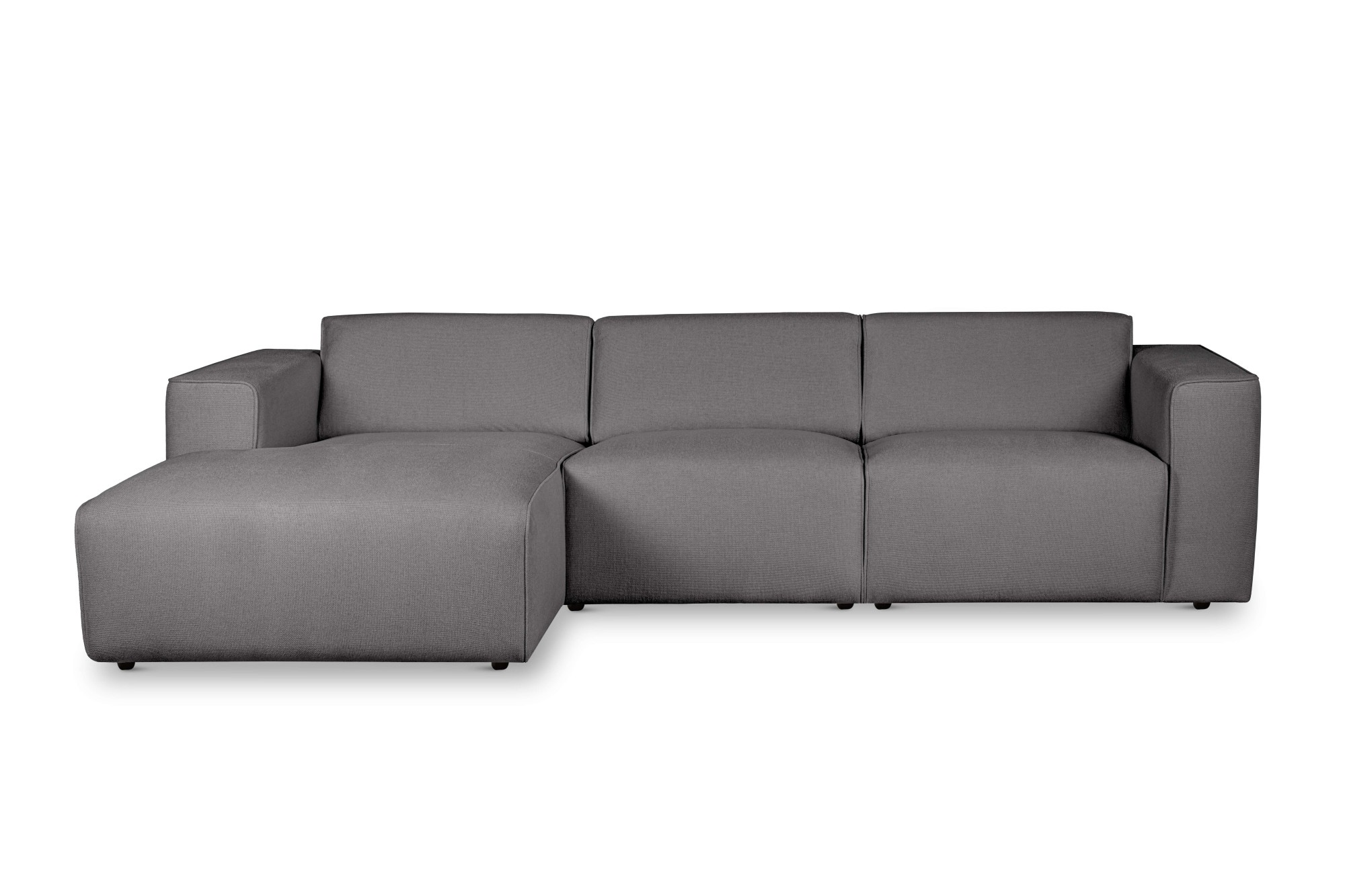 andas Ecksofa "Noord", L-Form, mit Kedernaht, Breite 281 cm, Cord, Struktur günstig online kaufen