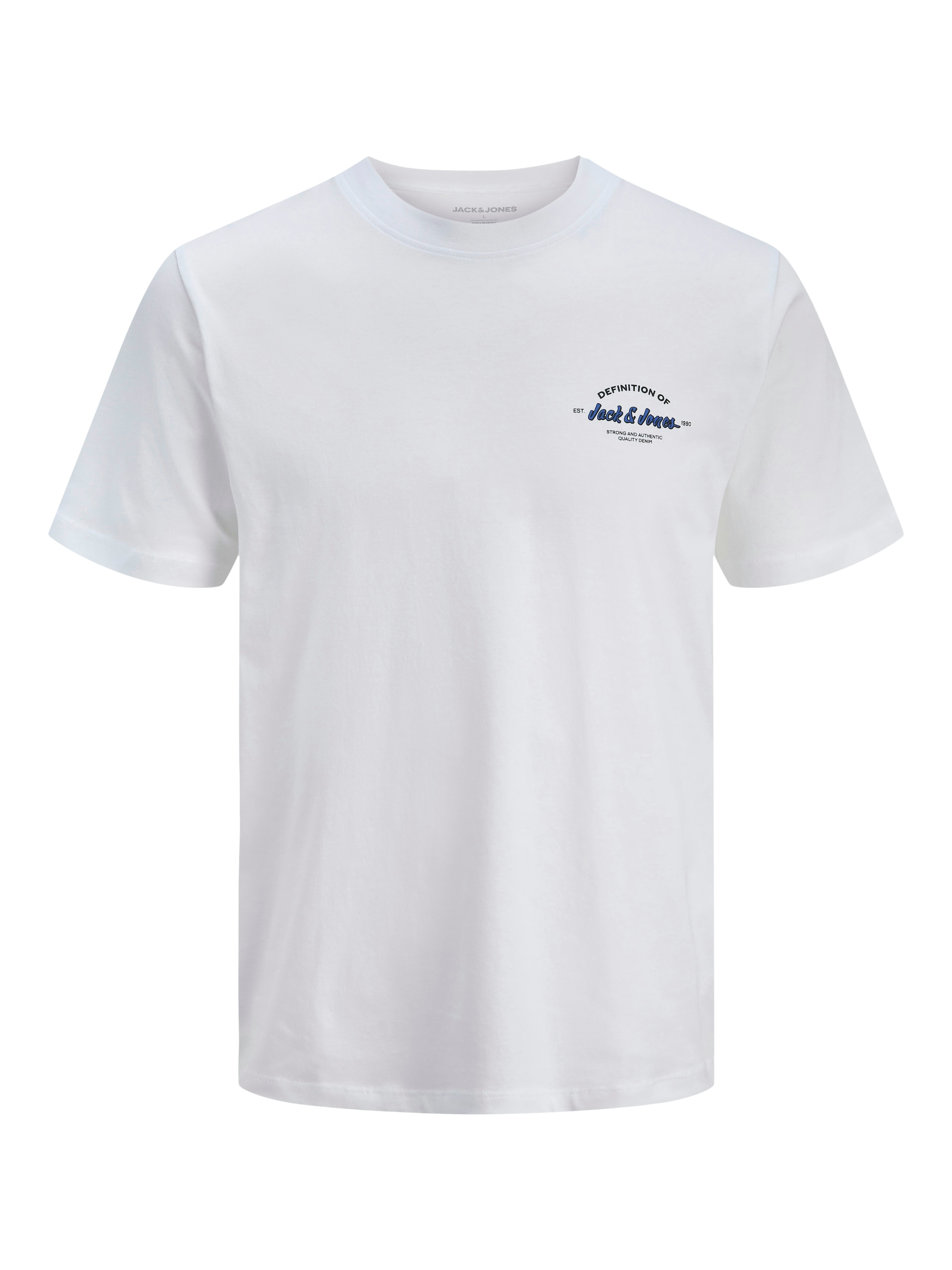 Jack & Jones T-Shirt »JJBRANDON TEE SS CREW NECK 3PK MP« Packung, 3 tlg. mit kleinem Brustmotiv