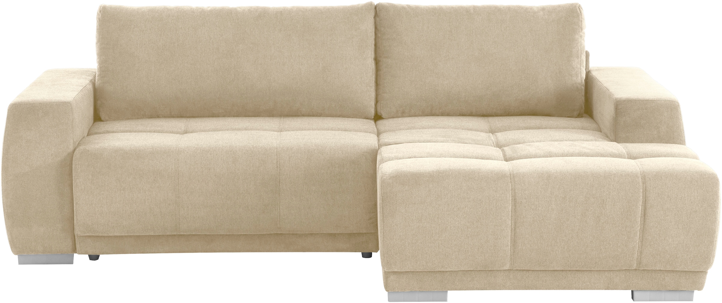 INOSIGN Ecksofa »Bolero L-Form«, wahlweise mit Bettfunktion & Bettkasten