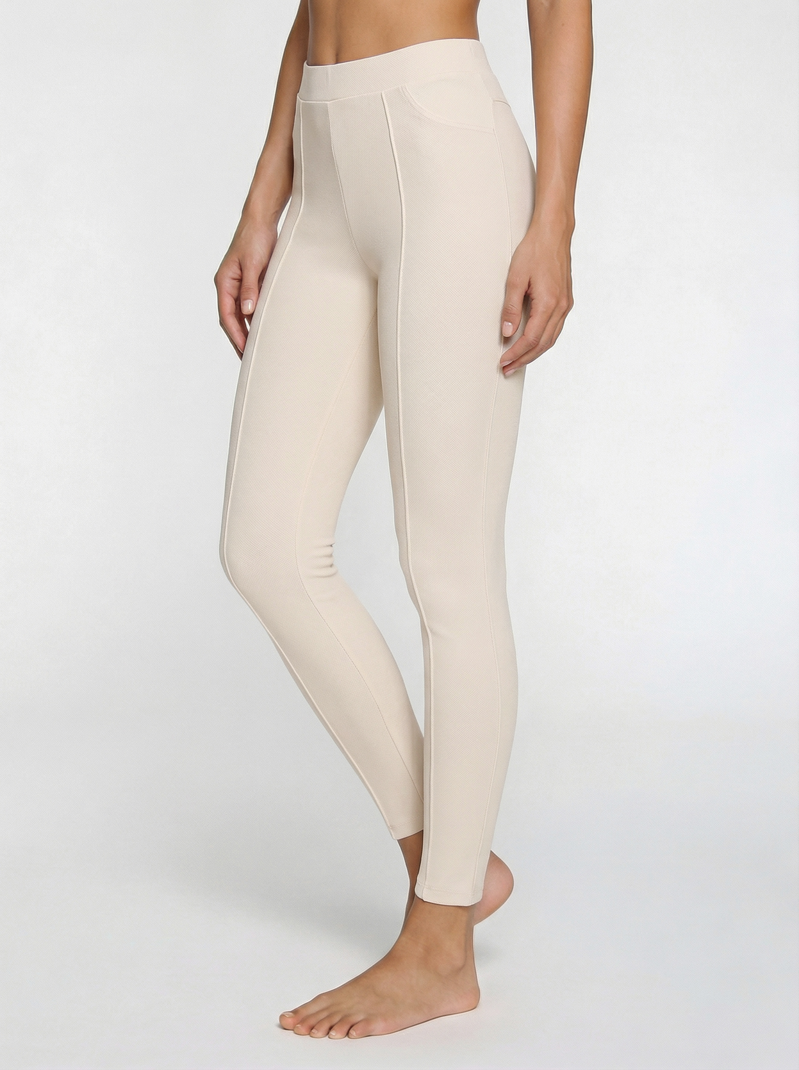 LASCANA Leggings "Jeggings" mit kleiner Biese vorne am Bein