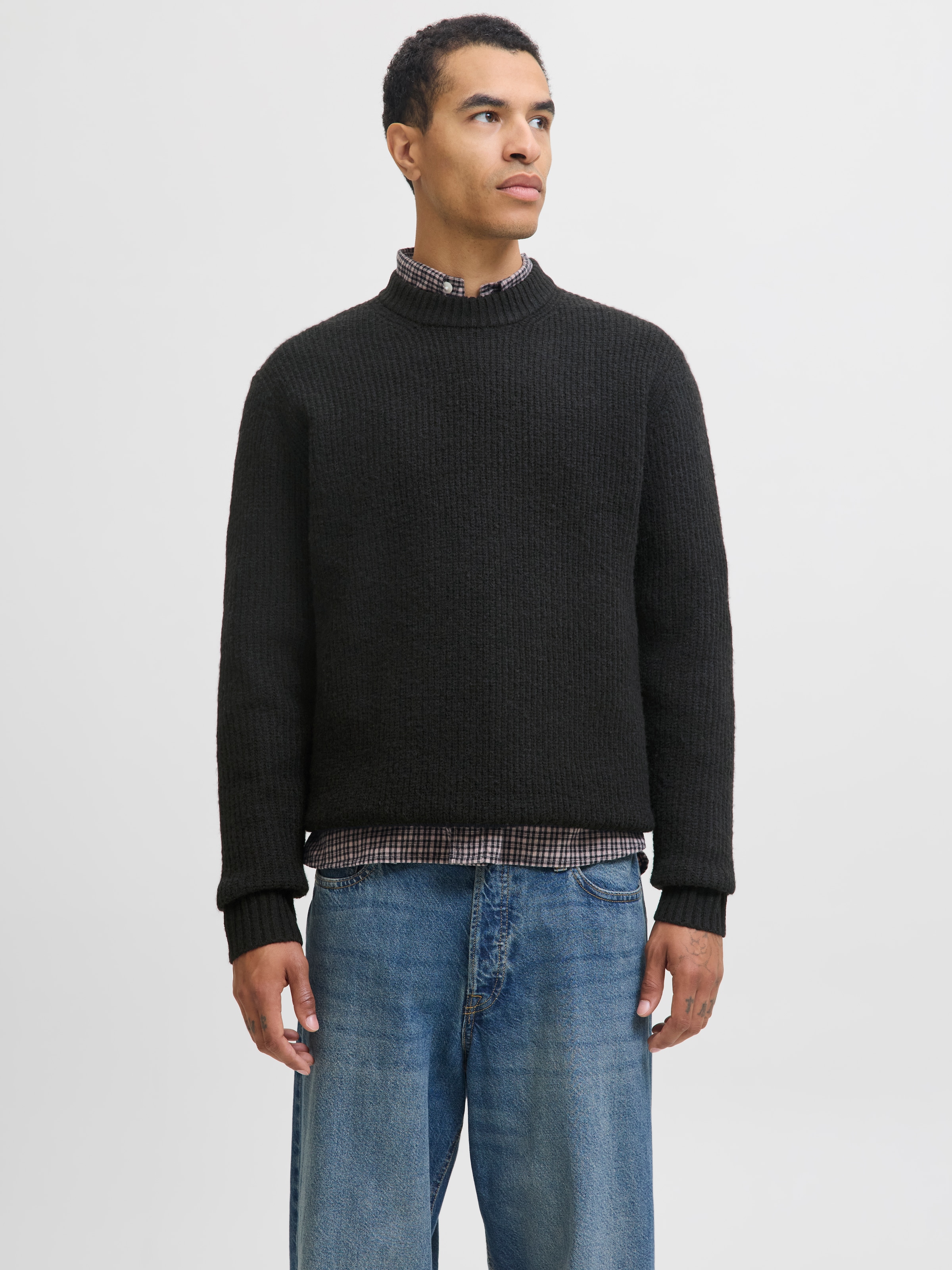 Jack & Jones Strickpullover "JORYORK OLLIE KNIT CREW NECK" günstig online kaufen