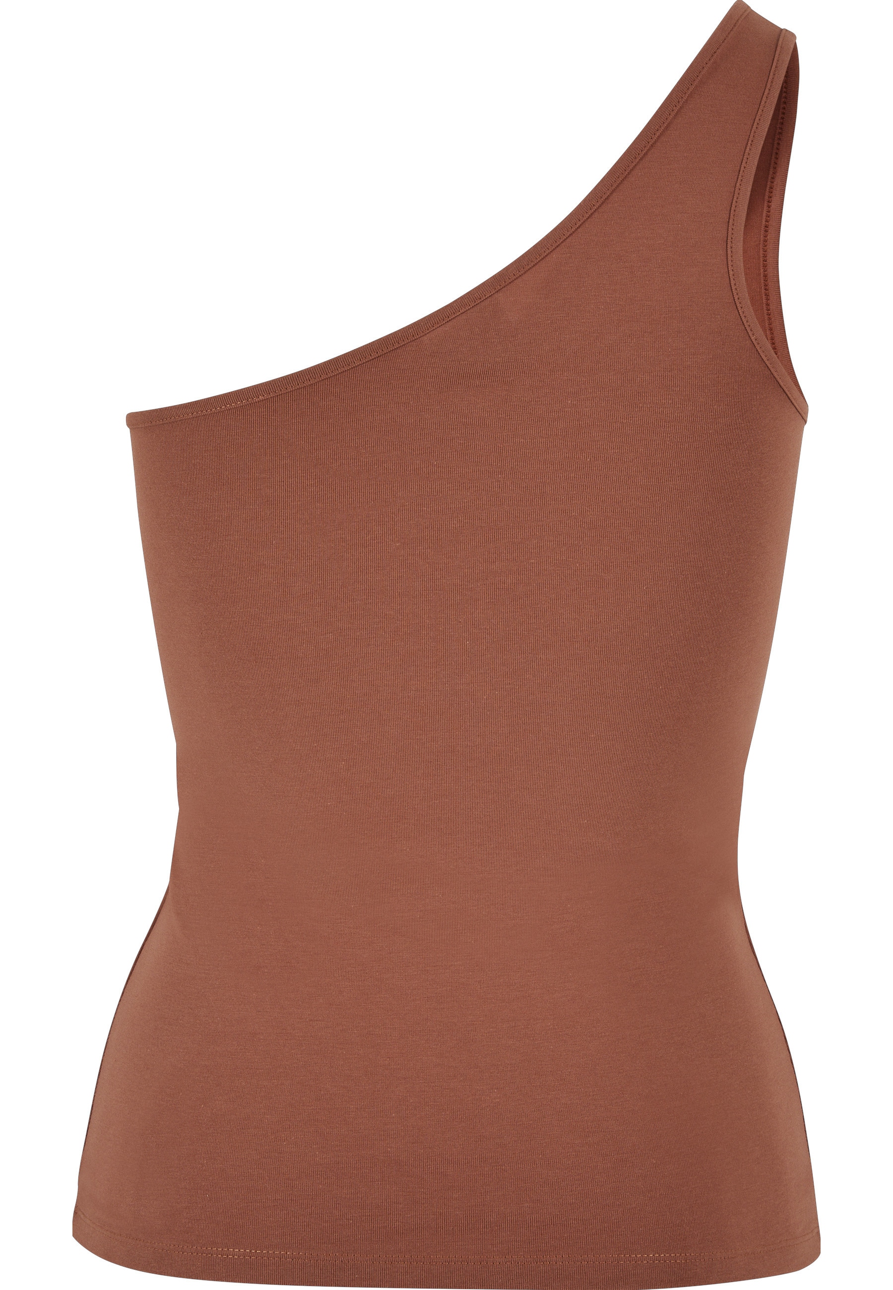 URBAN CLASSICS Tanktop »Urban Classics Damen Ladies Asymmetric Top« 1 Stk.