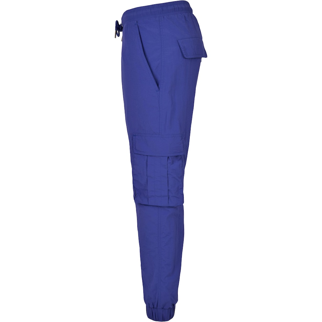 URBAN CLASSICS Cargohose »Damen Ladies High Waist Crinkle Nylon Cargo Pants«, (1 tlg.)