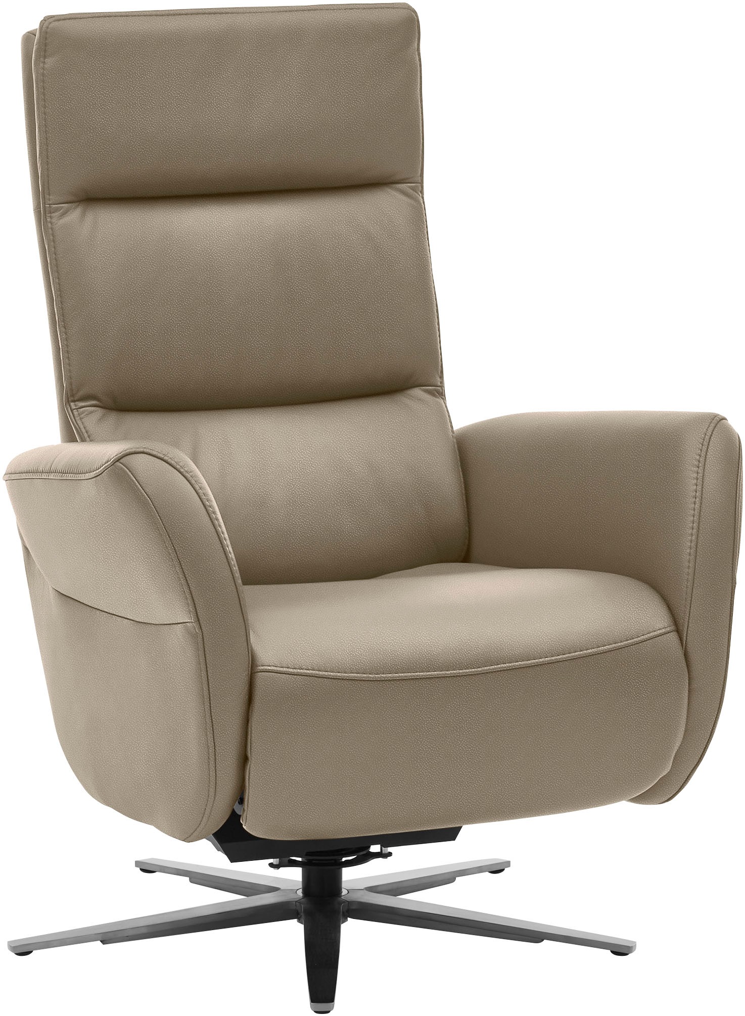 Die PlanBar Relaxsessel "PN-RS20038 mit Metallsternfuß inkl. Relaxfunktion und Kopfverstellung" 1 Stk. tlg. 360 drehbar, mit Gasdruckverstellung