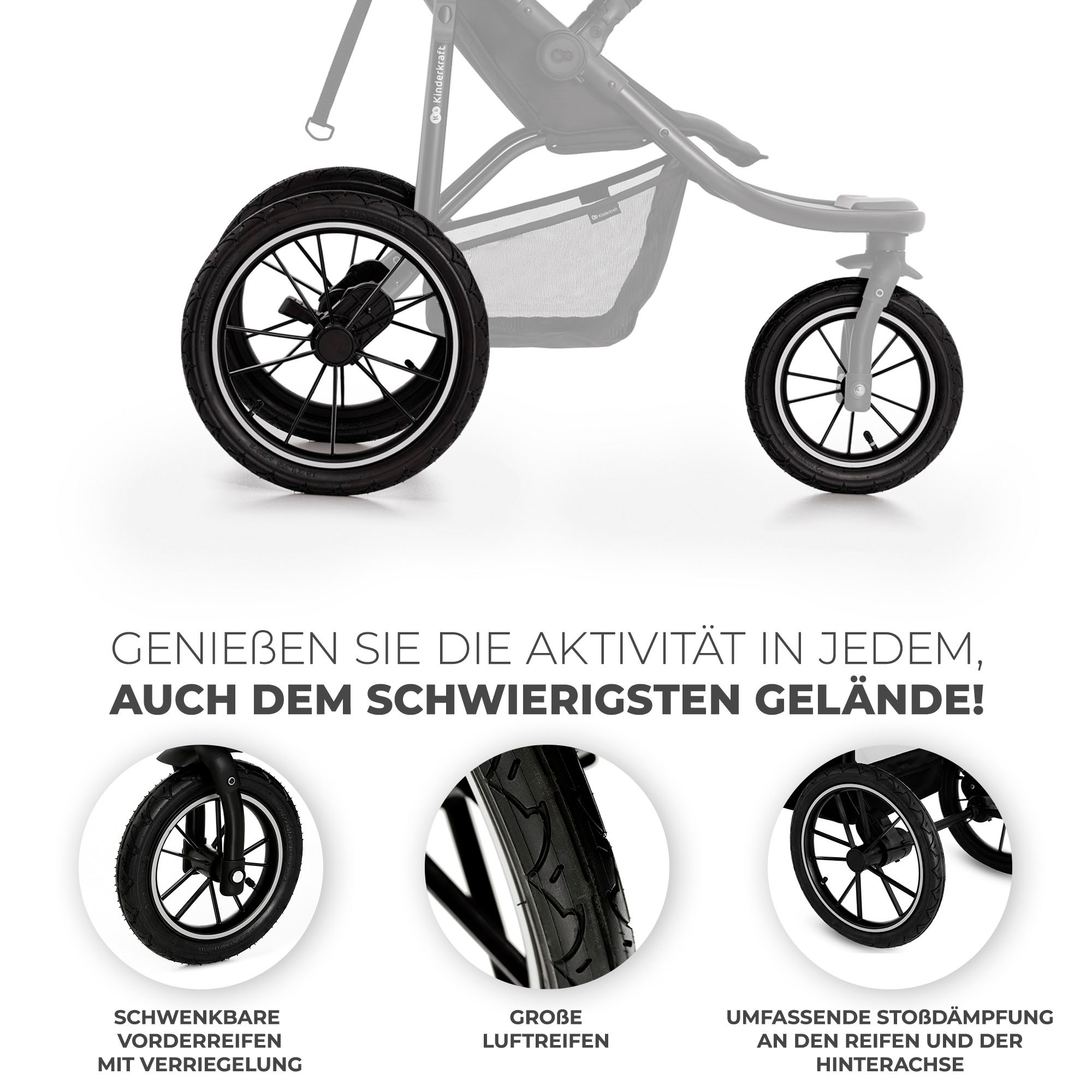 Kinderkraft Kombi-Kinderwagen »HELSI 2«, 27 kg