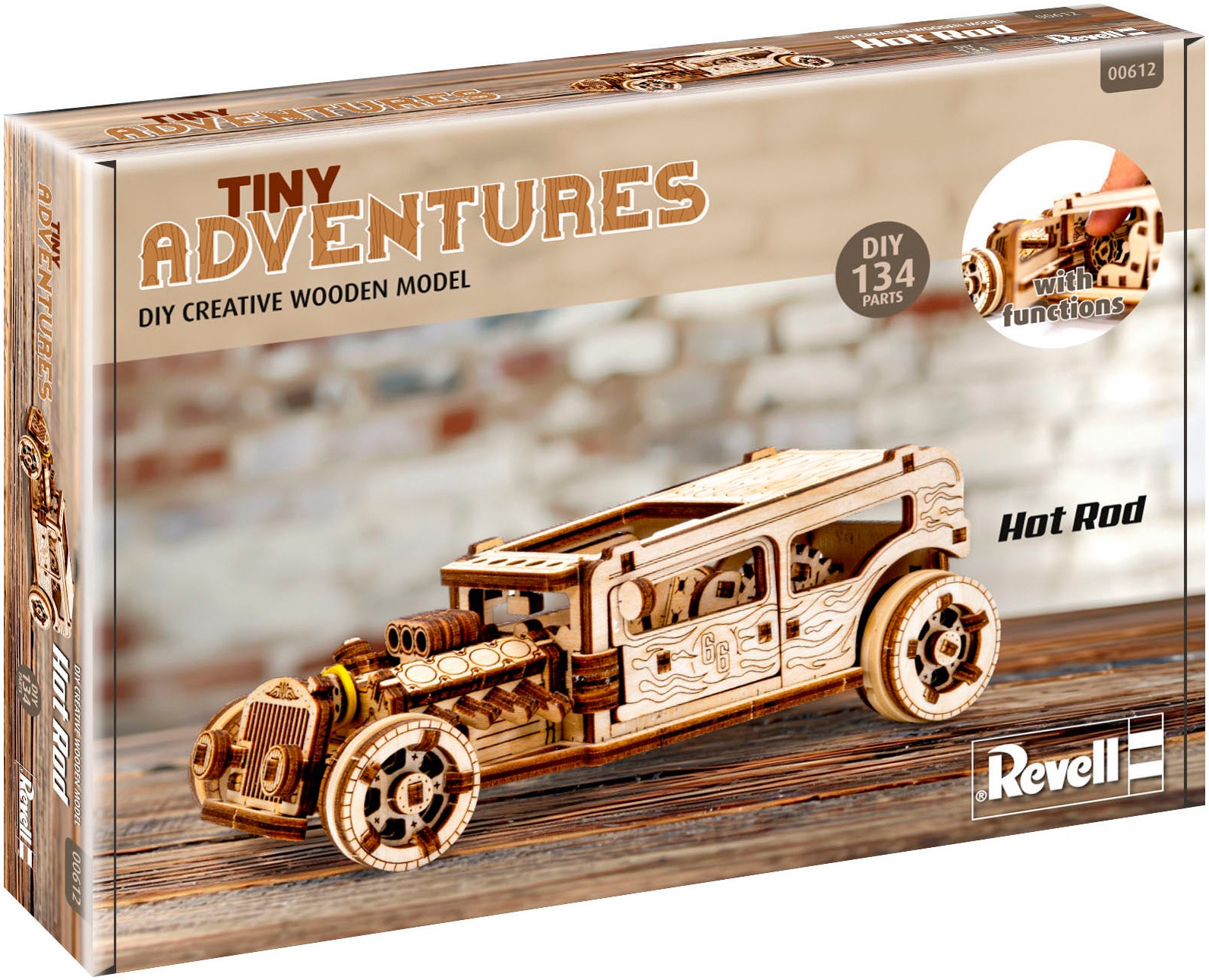 Revell® Modellbausatz »Revell Tiny Adventures, Hot Rod«, 1:32, Made in Europe