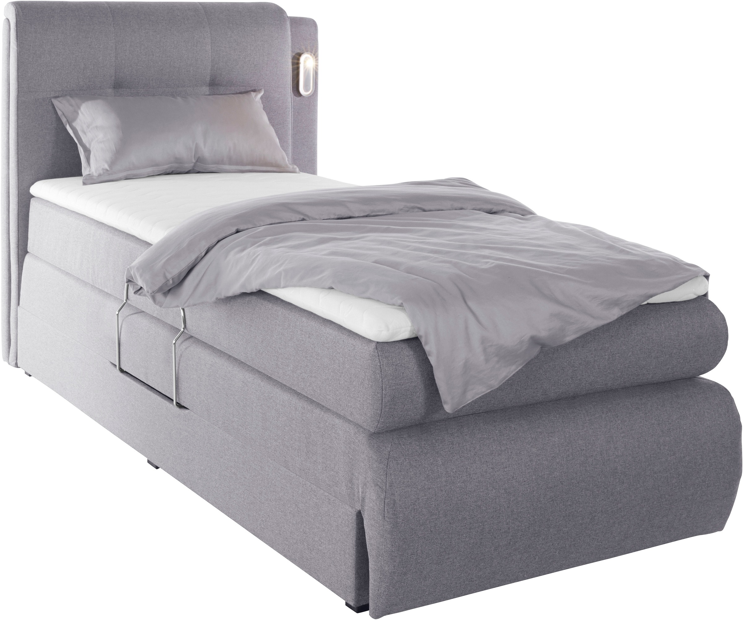 COLLECTION AB Boxspringbett "Borna", inklusive Bettkasten, LED-Beleuchtung günstig online kaufen