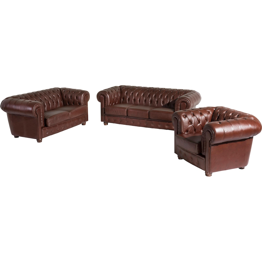 Max Winzer® Chesterfield-Sofa »Bristol«