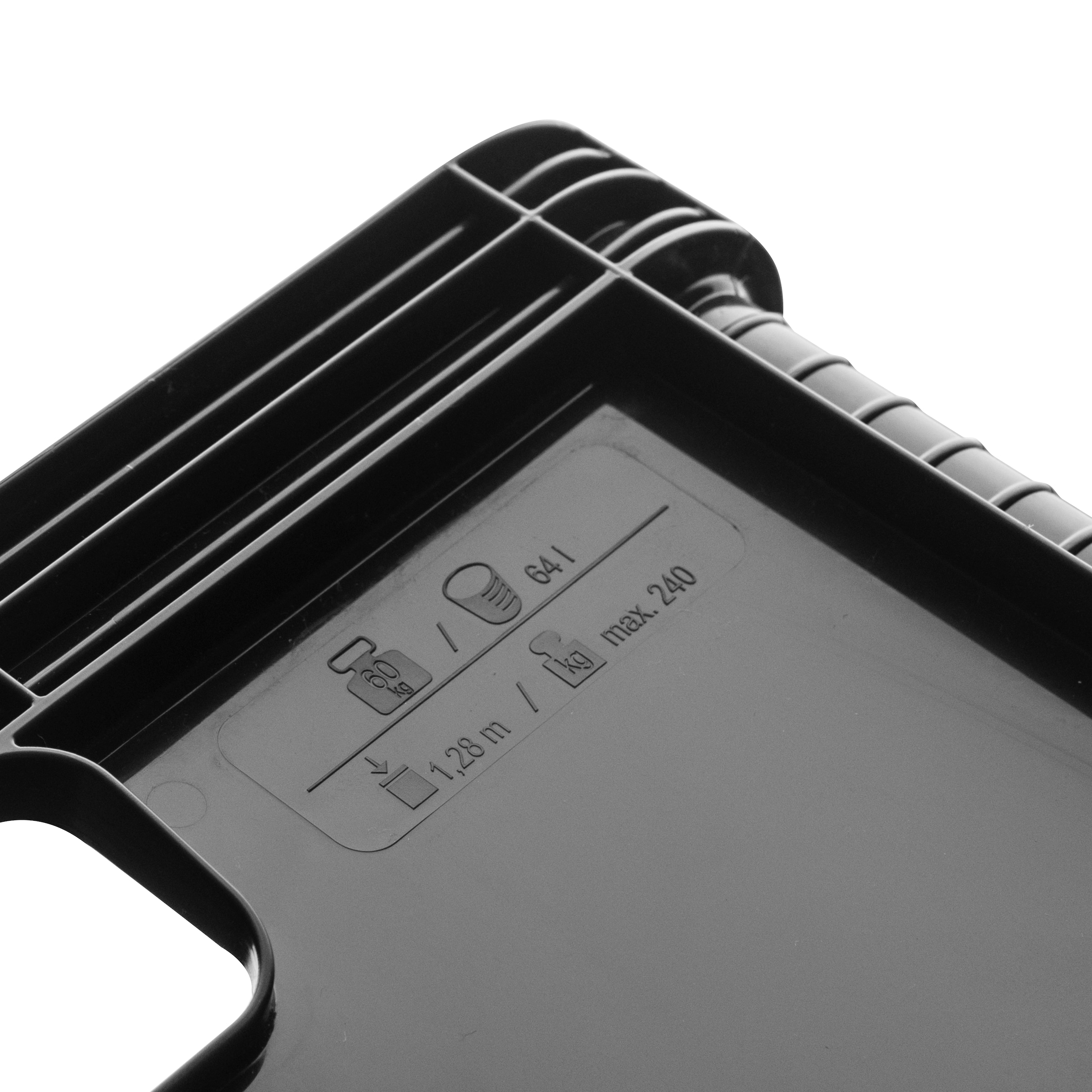 keeeper Transportbehälter »Transportbox robert, 3er Set, 64 L, 60 x 40 x 32 cm« 40 cm breit 32 cm hoch 60 cm lang Set, 3 Stk. tlg. säure- und laugenbeständig, 60 kg Tragkraft