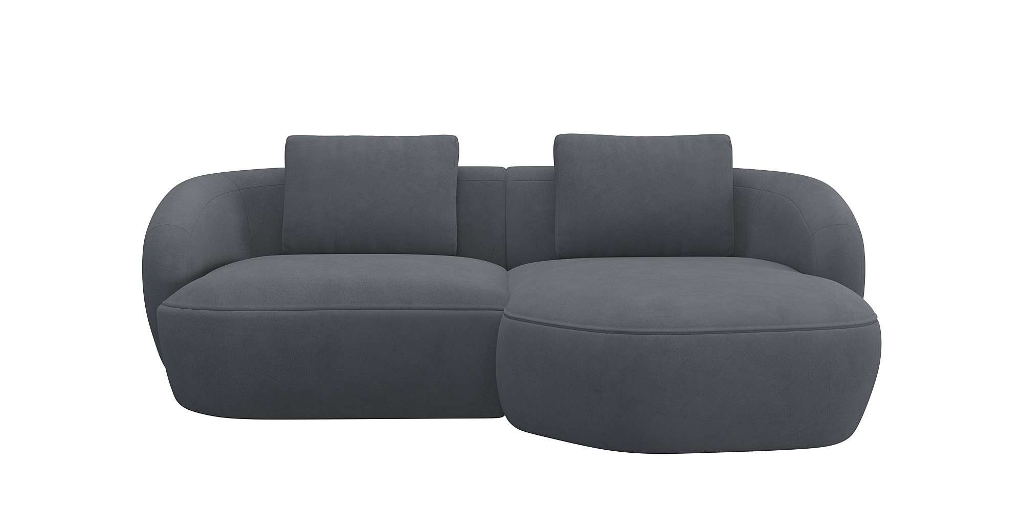 Wohnlandschaft »Torino, rund, L-Form, Sofa-Ecke mit Recamiere, Longchair-Sofa«,...