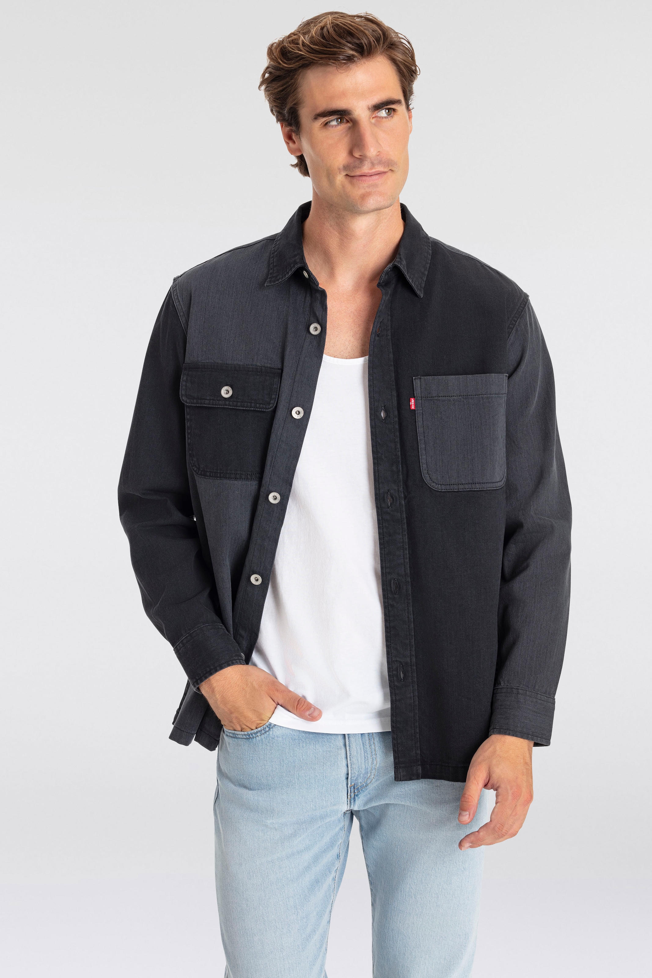 Levis Hemdjacke "UTILITY SHACKET", ohne Kapuze, mit zwei Brusttaschen