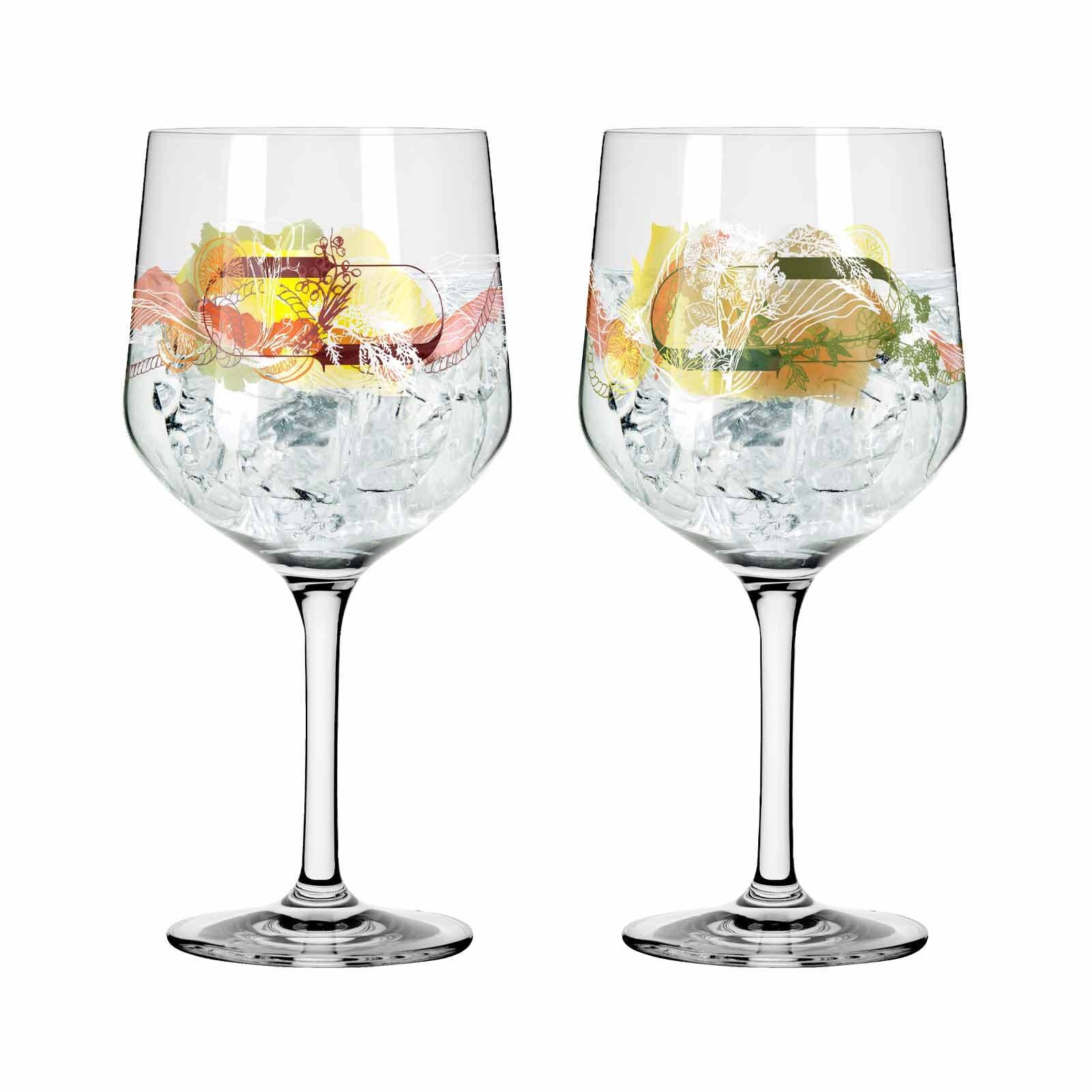 Ritzenhoff Gläser-Set »Gin-Gläser Botanic Lights 720 ml 2er Set transparent«