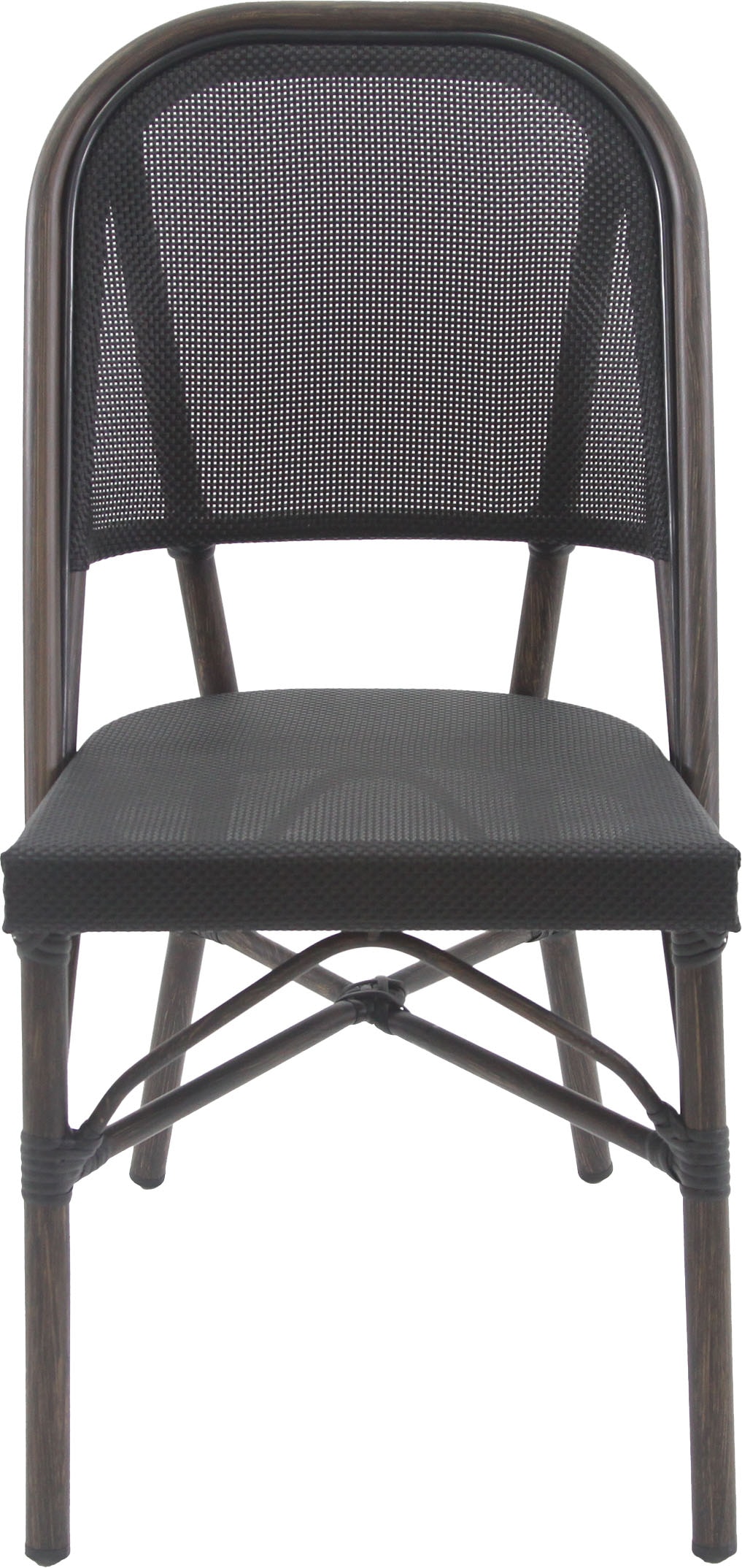 Essentials Bistrostuhl "Paris" () 1 Stk. Textil – Wenige, schwarz Mesh günstig online kaufen