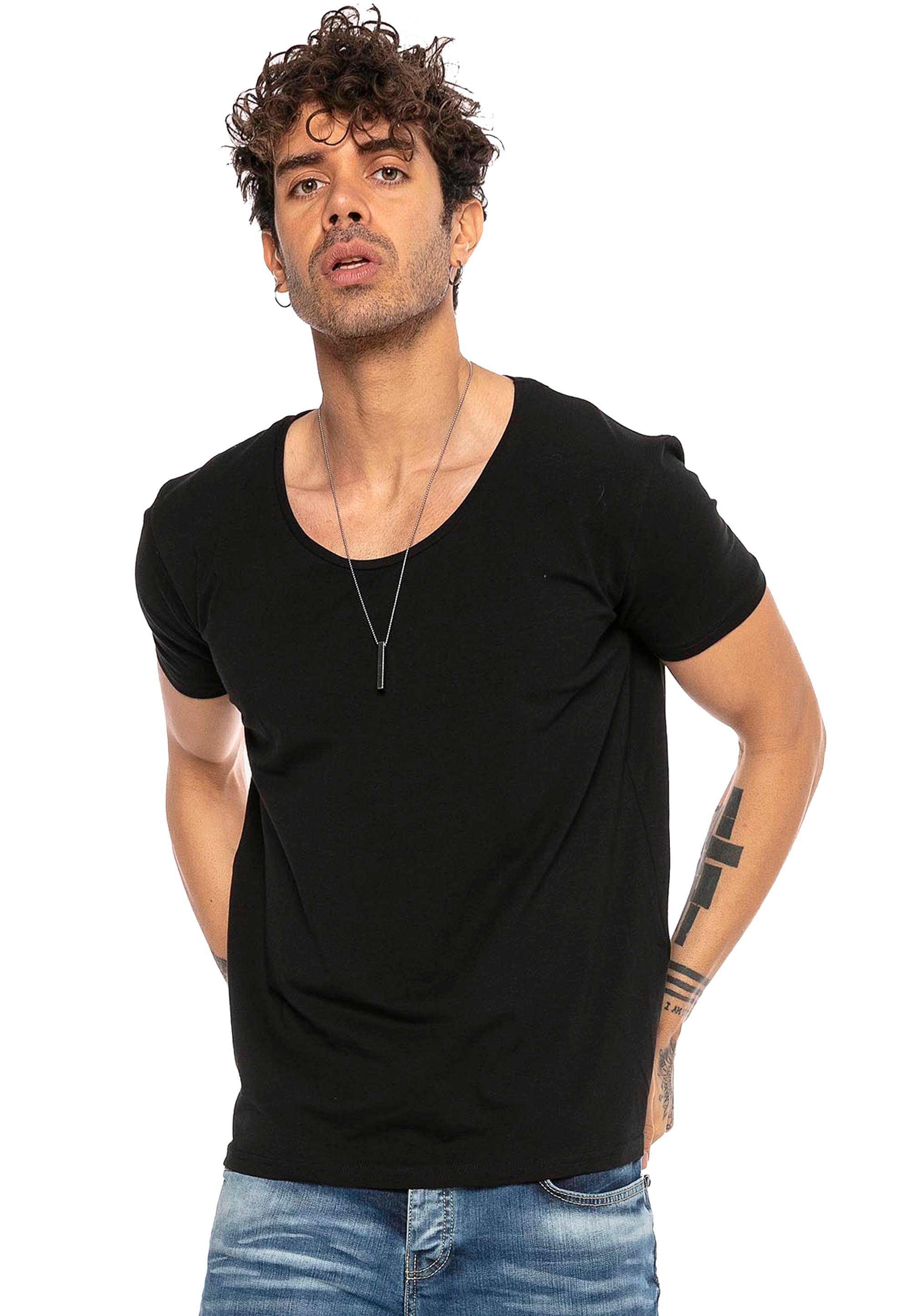 RedBridge T-Shirt »Midland«, mit weitem Rundhalsausschnitt
