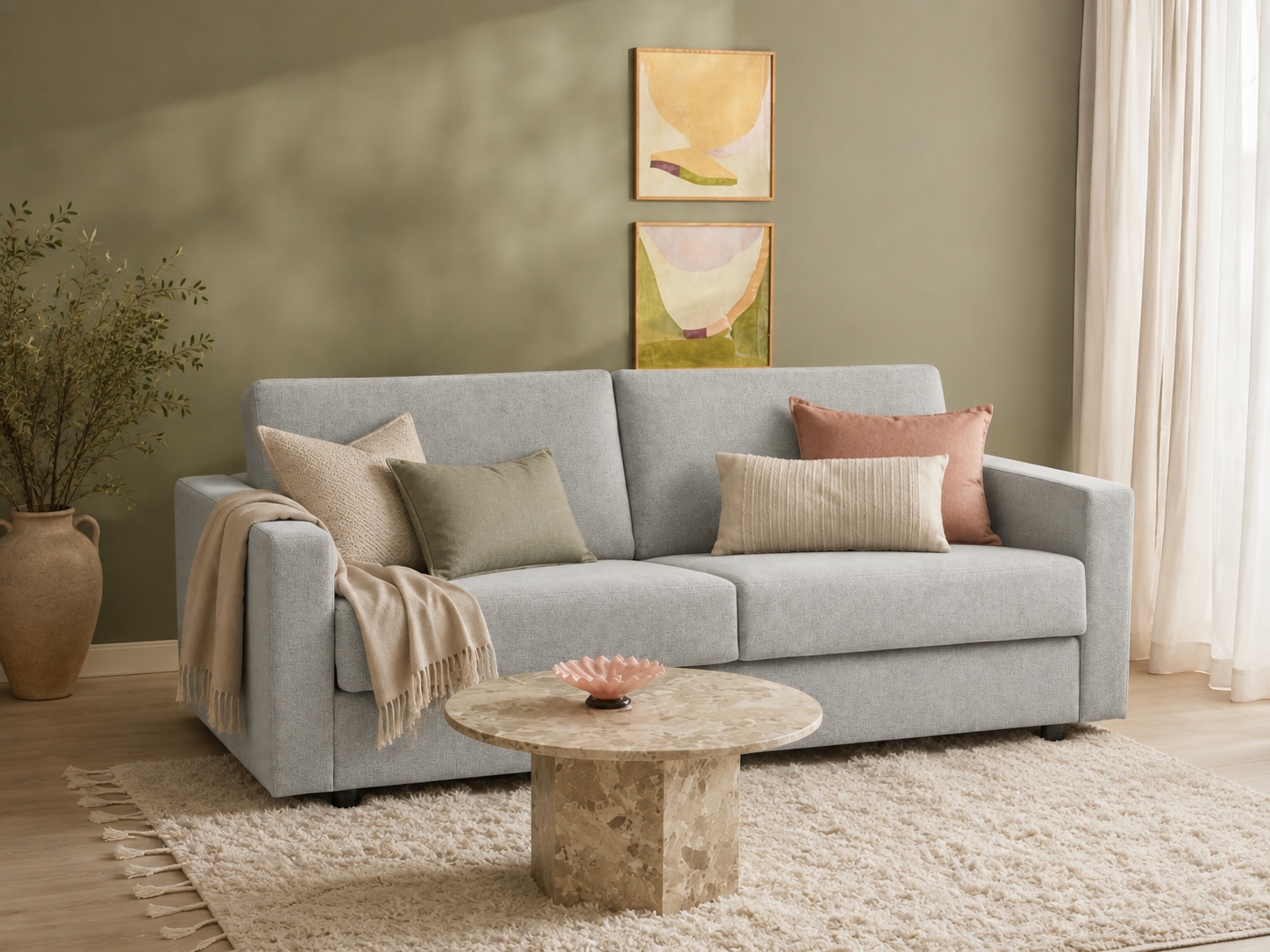 OTTO home Schlafsofa "Perrick, Schlaf-Couch, Breite Liegefl. 140 oder 160x200 cm" Sofa und Bett in einem, Bonell- oder Taschenferderkern, FSC