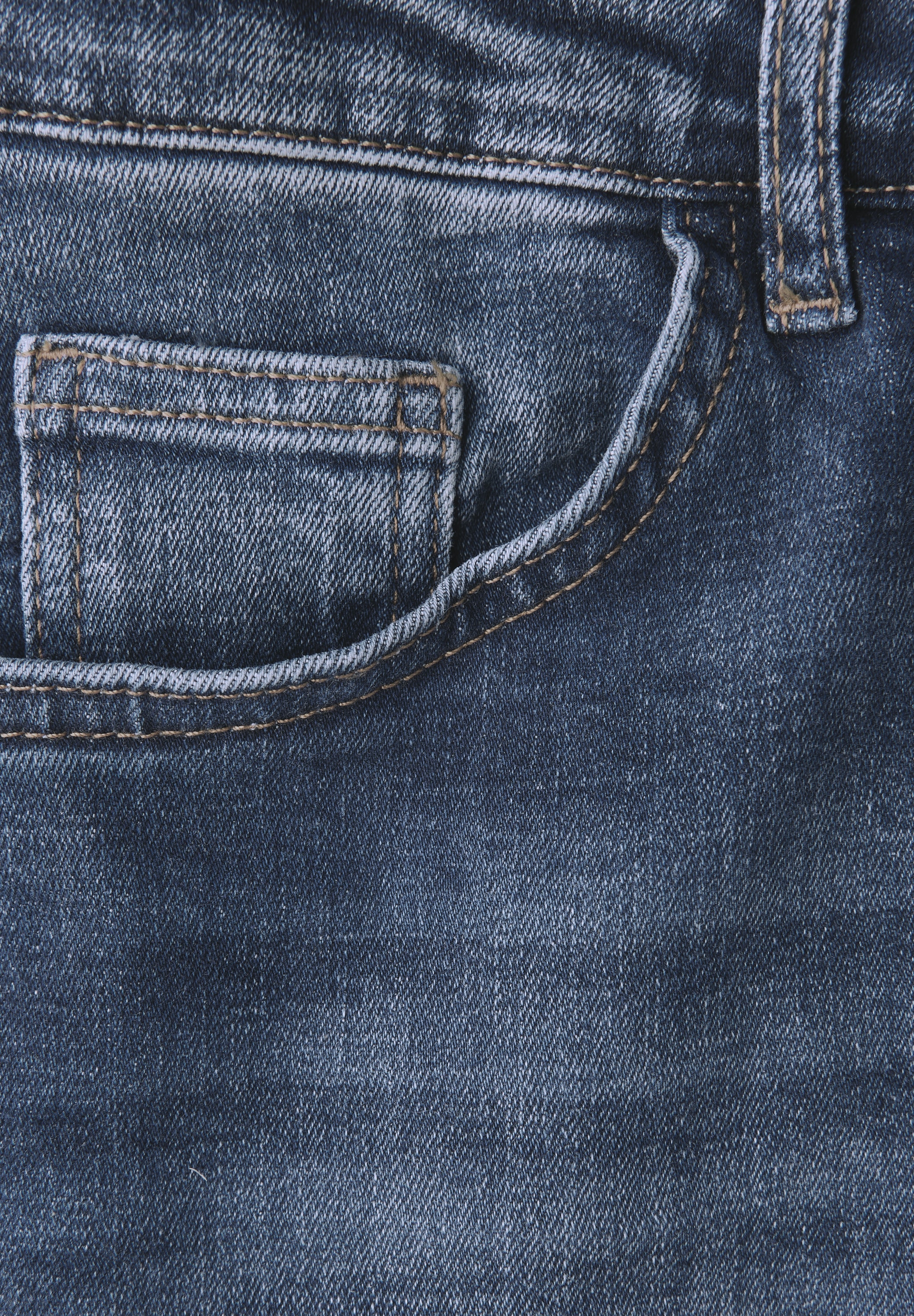 STREET ONE MEN Regular-fit-Jeans, aus Baumwolle mit Stretchanteil