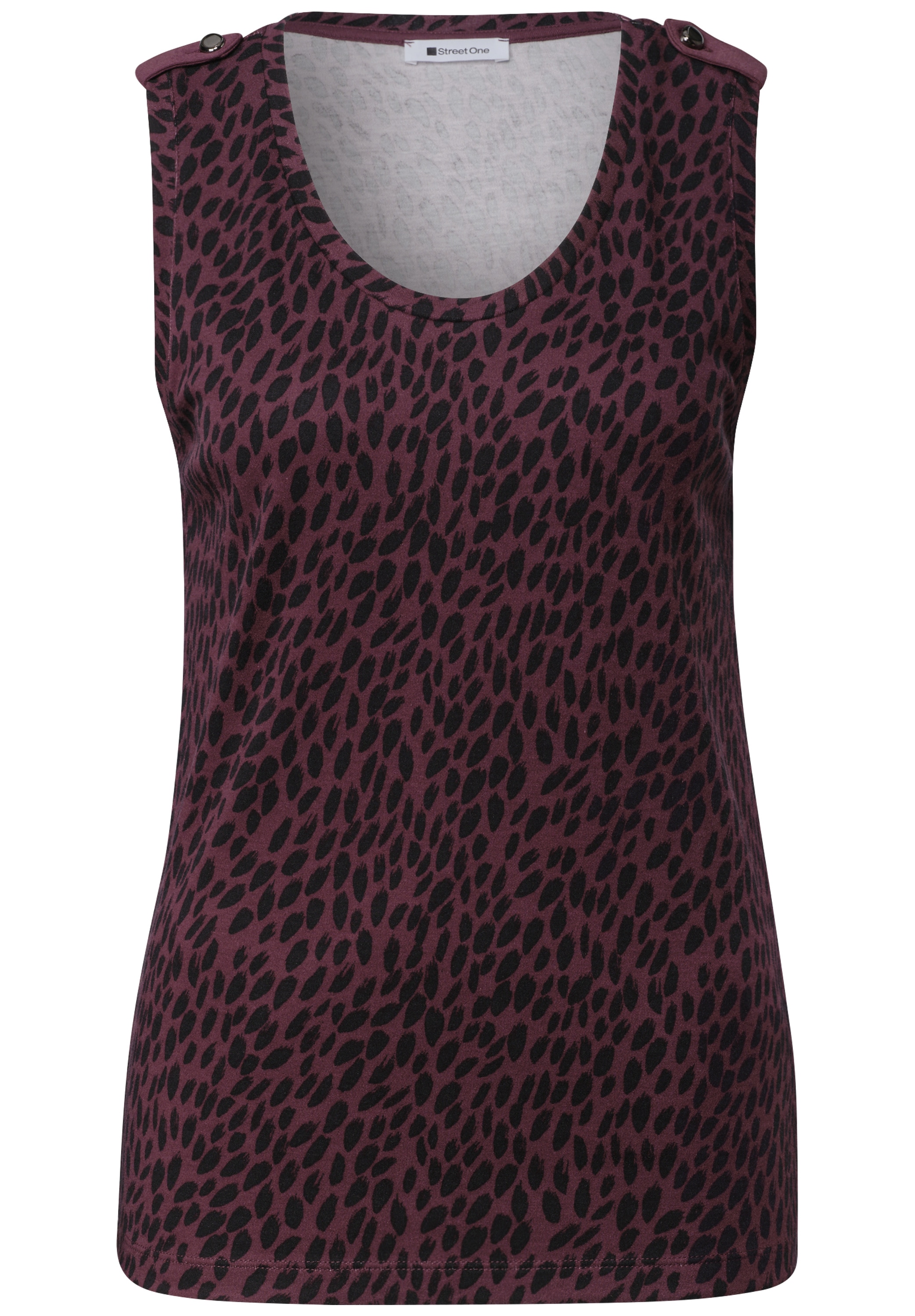 STREET ONE Tanktop mit V-Ausschnitt