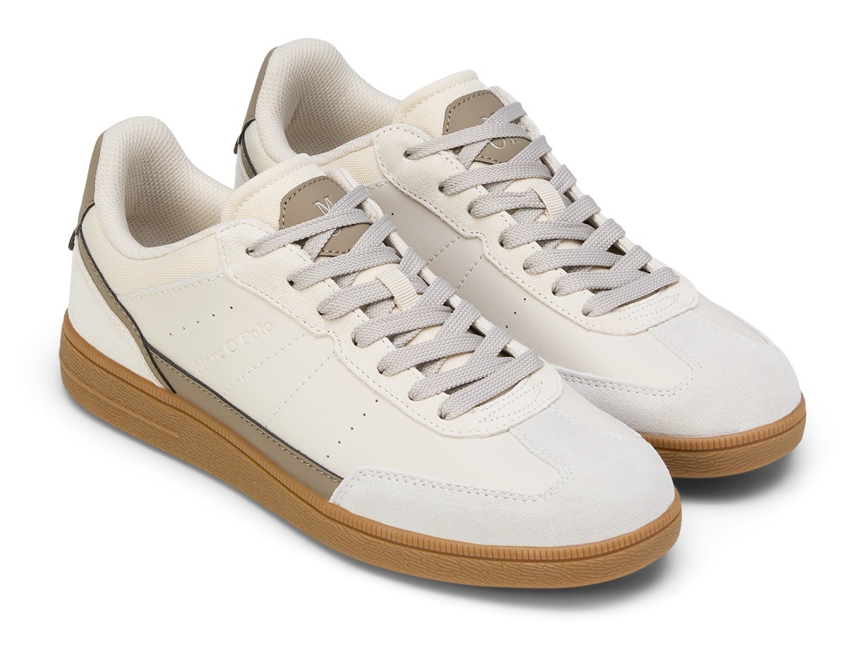 Marc O'Polo Sneaker »Charlie«  Schnürschuh, Halbschuh, Casual-Sneaker mit honigfarbener Laufsohle