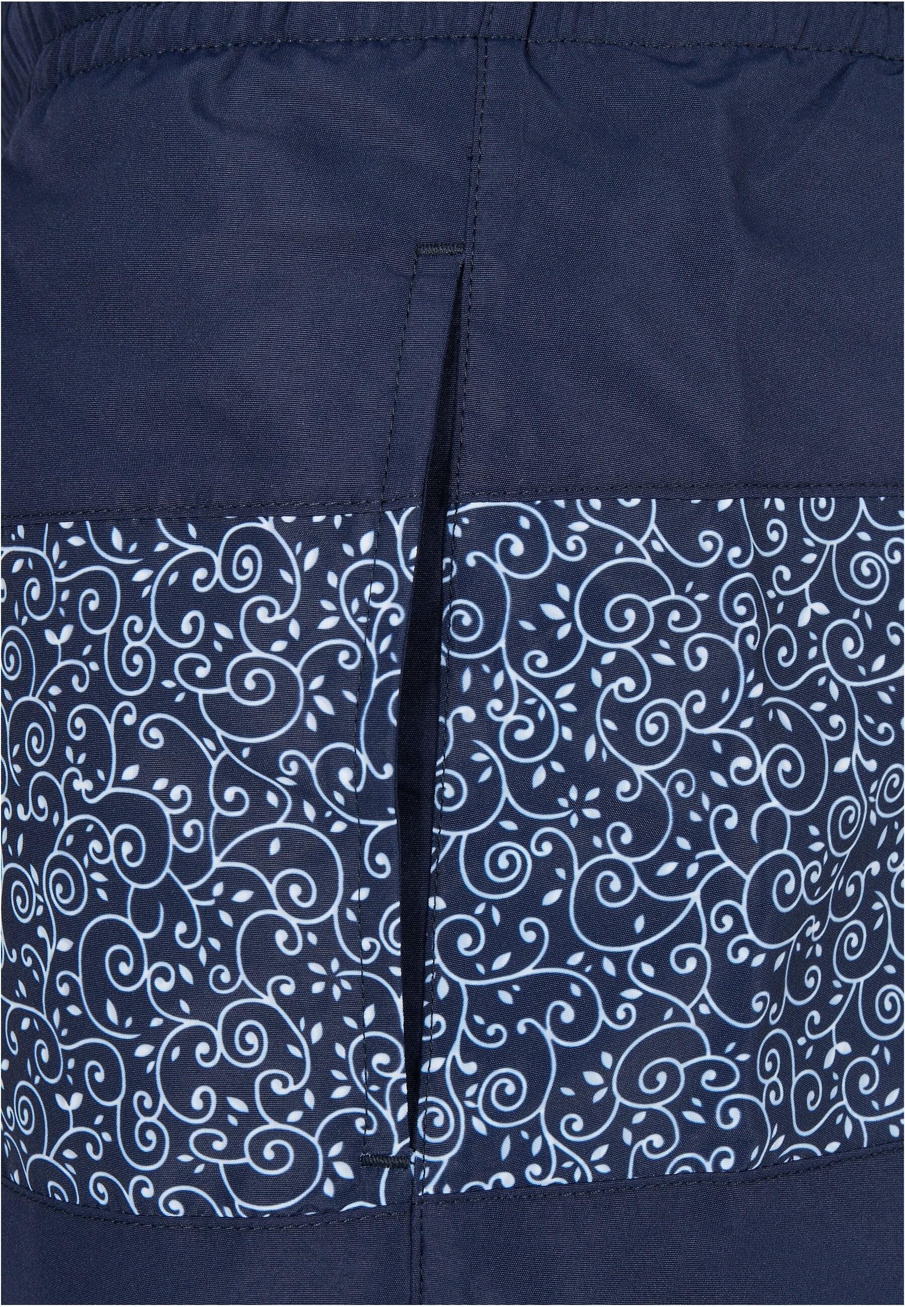 URBAN CLASSICS Badeshorts »Urban Classics Herren Mid Block Pattern Swim Shorts«