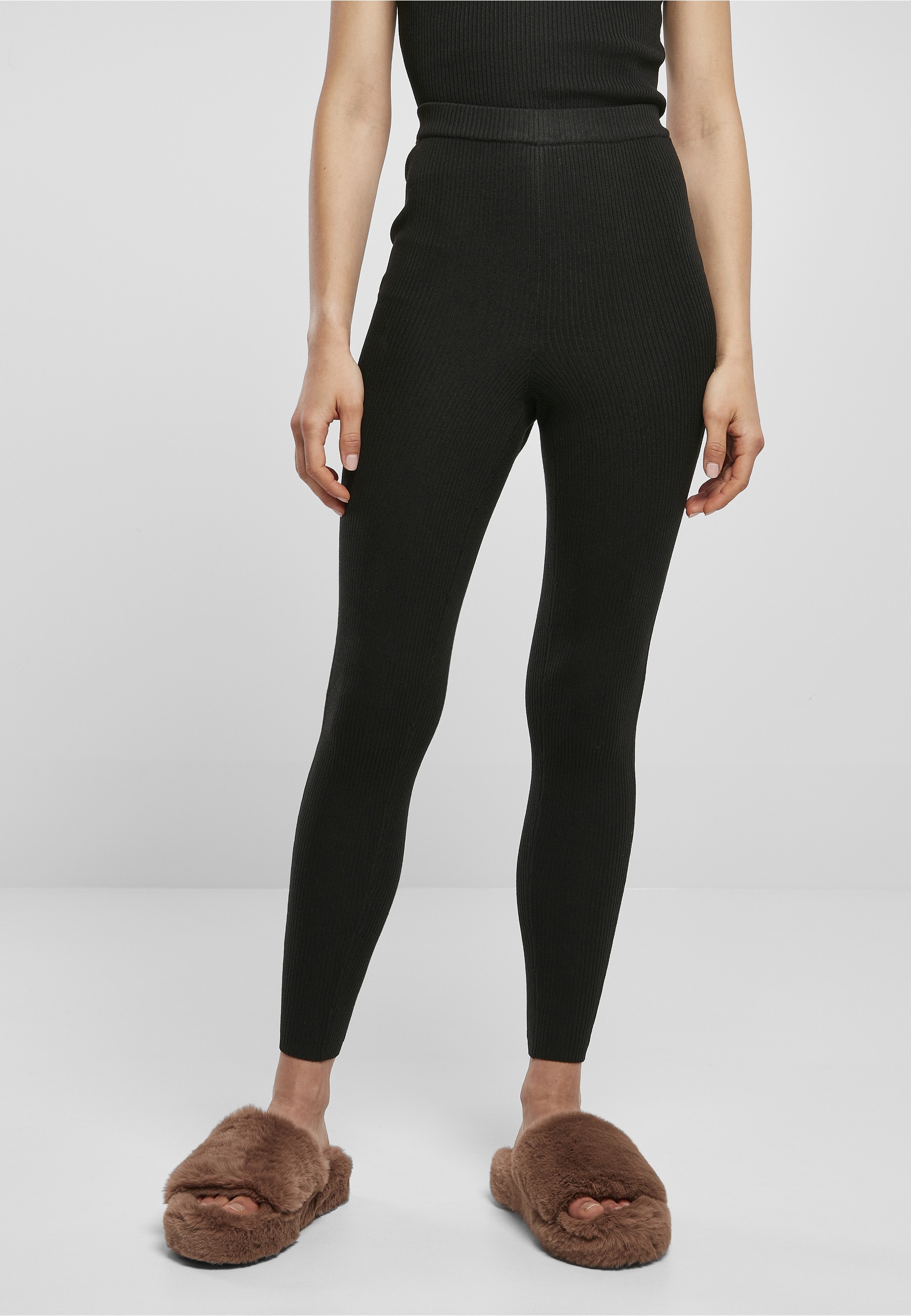 URBAN CLASSICS Leggings »Urban Classics Damen Ladies Rib Knit Leggings«