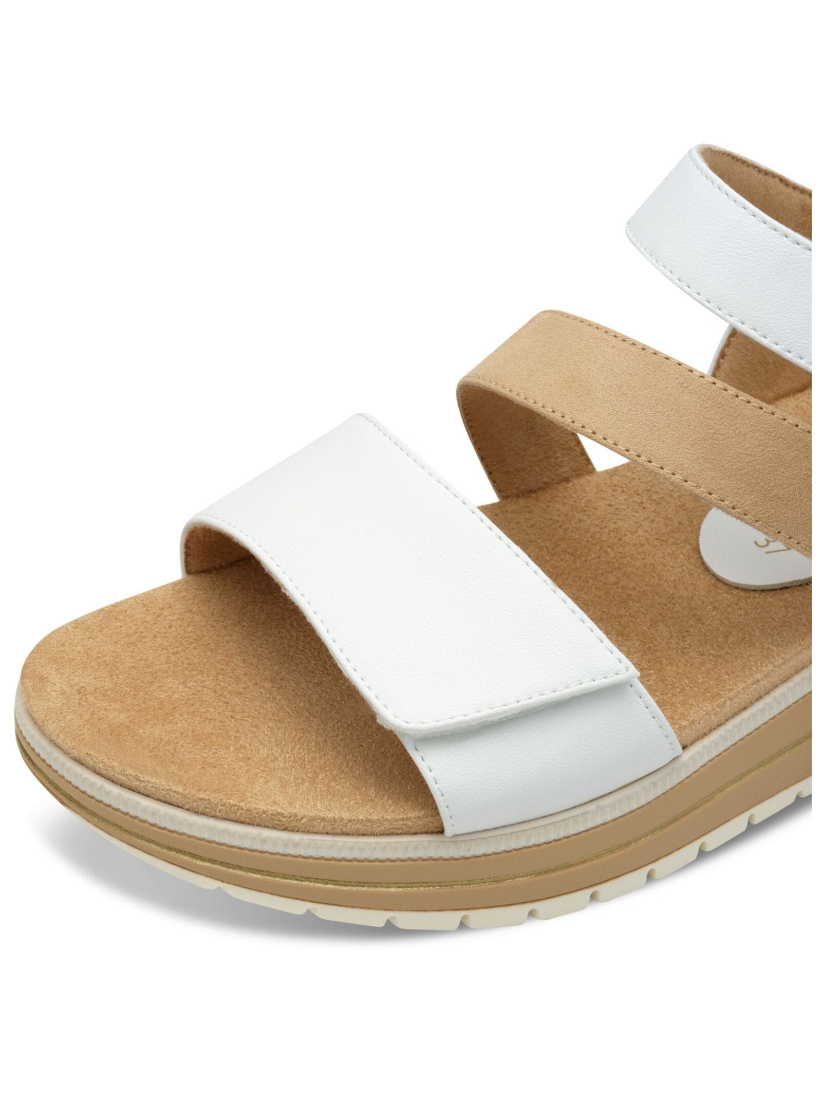 MARCO TOZZI Riemchensandale »Marco Tozzi Sandalen Lederimitat/Textil«