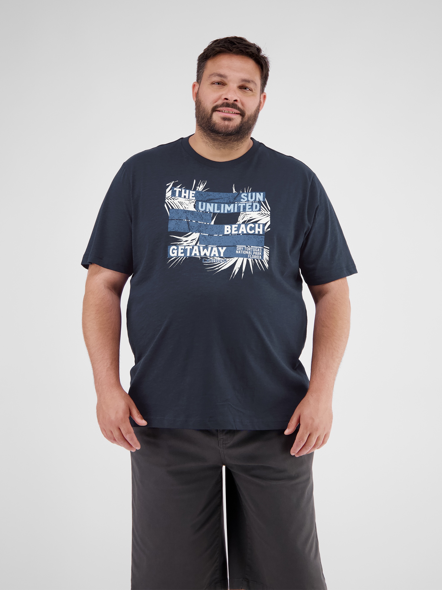 LERROS T-Shirt "LERROS Sommerliches T-Shirt in Großen Größen" günstig online kaufen