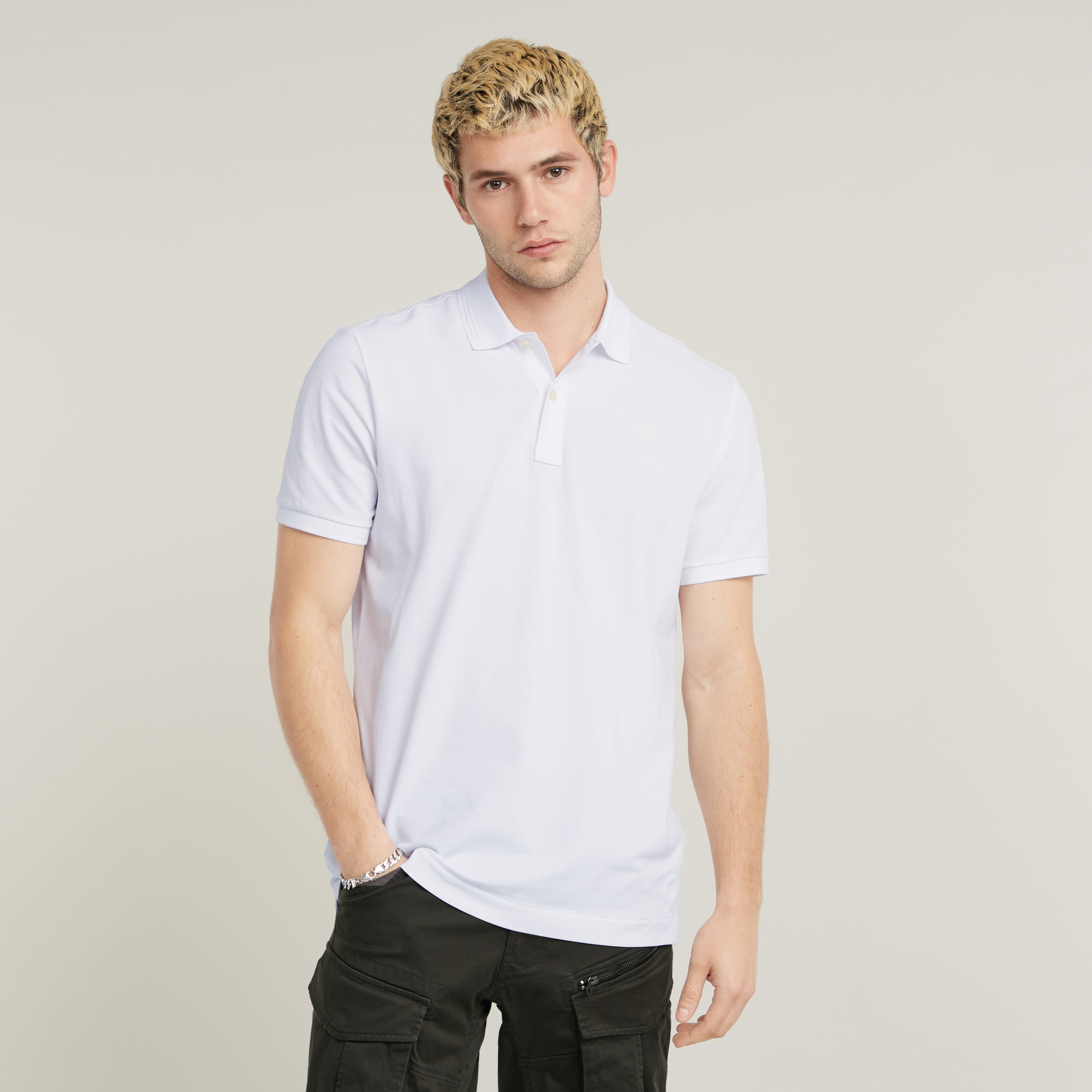 G-STAR Poloshirt "Dunda slim fit", Logoprägung auf der Brust