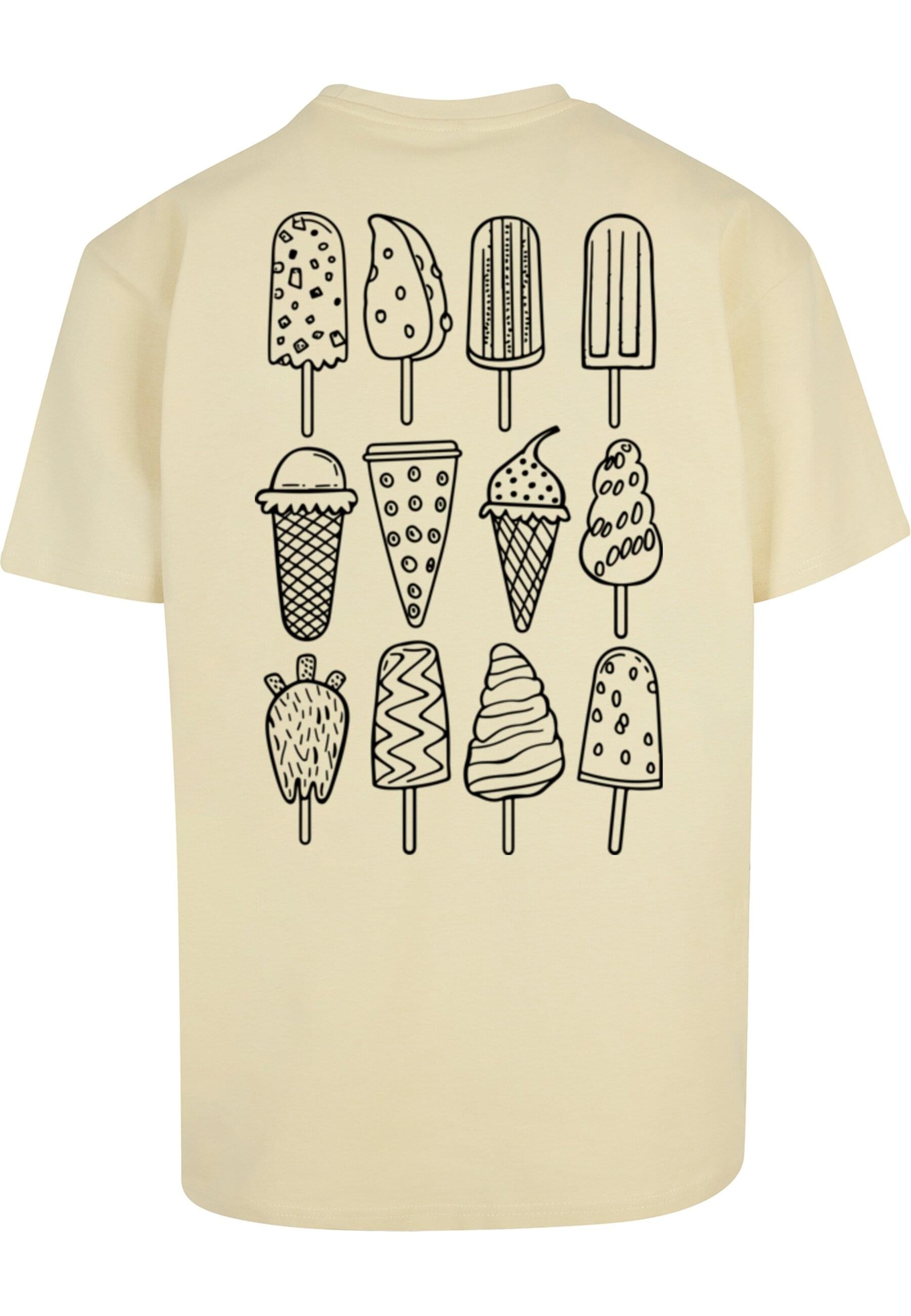 Merchcode T-Shirt »Merchcode Ice Cream Oversized T-shirt«, (1 tlg.)