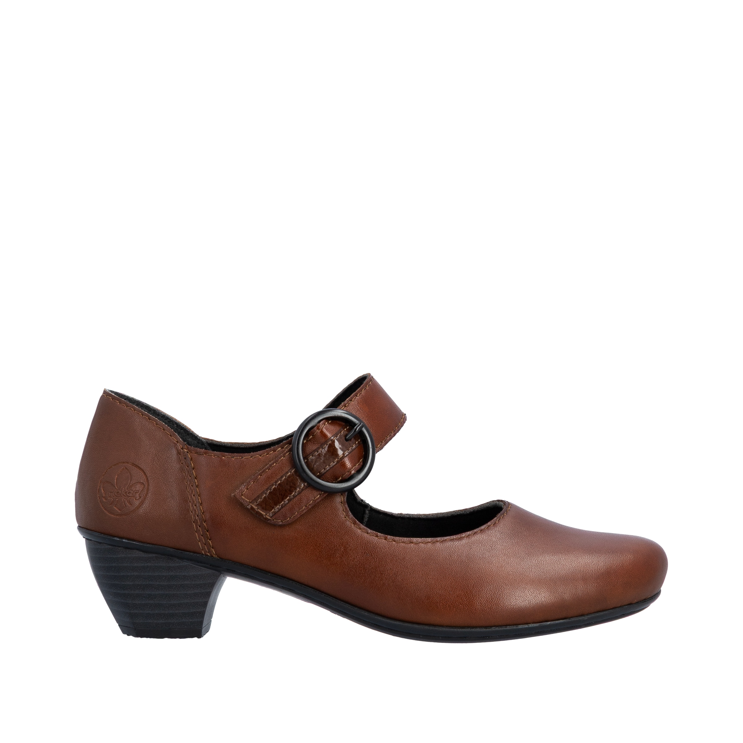 Rieker Spangenpumps  , Festtagsschuh, Pumps, Trichterabsatz, mit Klettriemchen