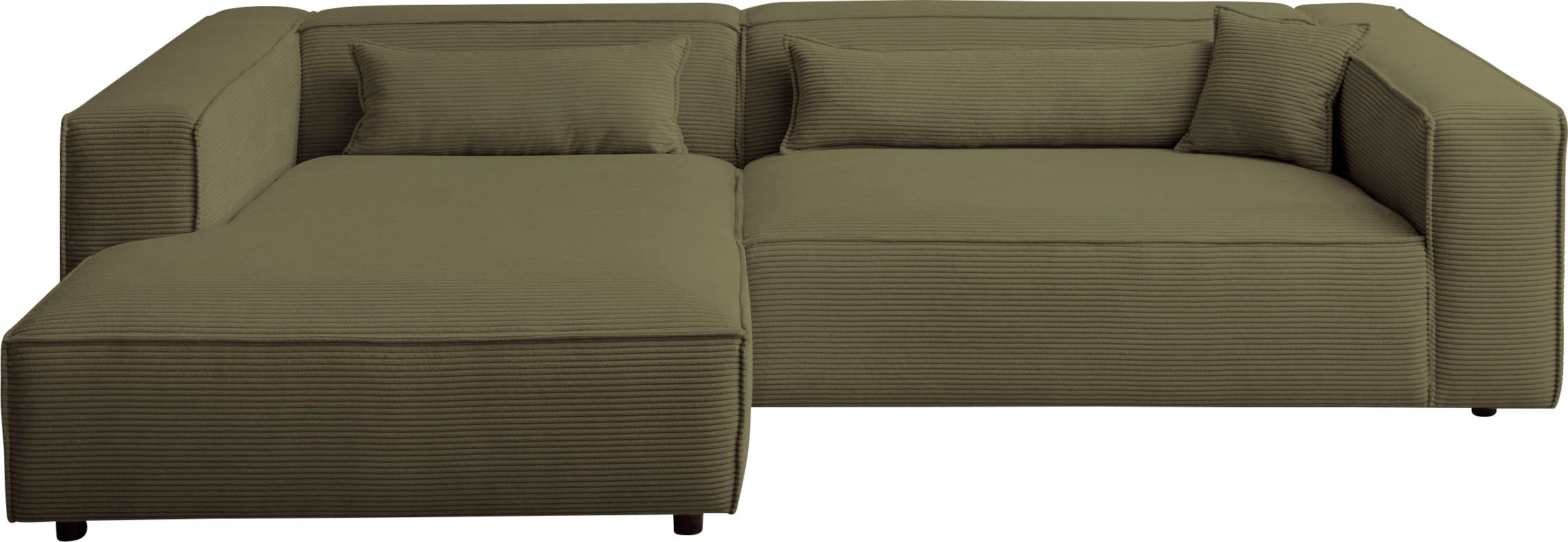 LeGer Home by Lena Gercke Ecksofa "PIARA XXL, Big-Sofa, Cord, Leinenoptik o günstig online kaufen