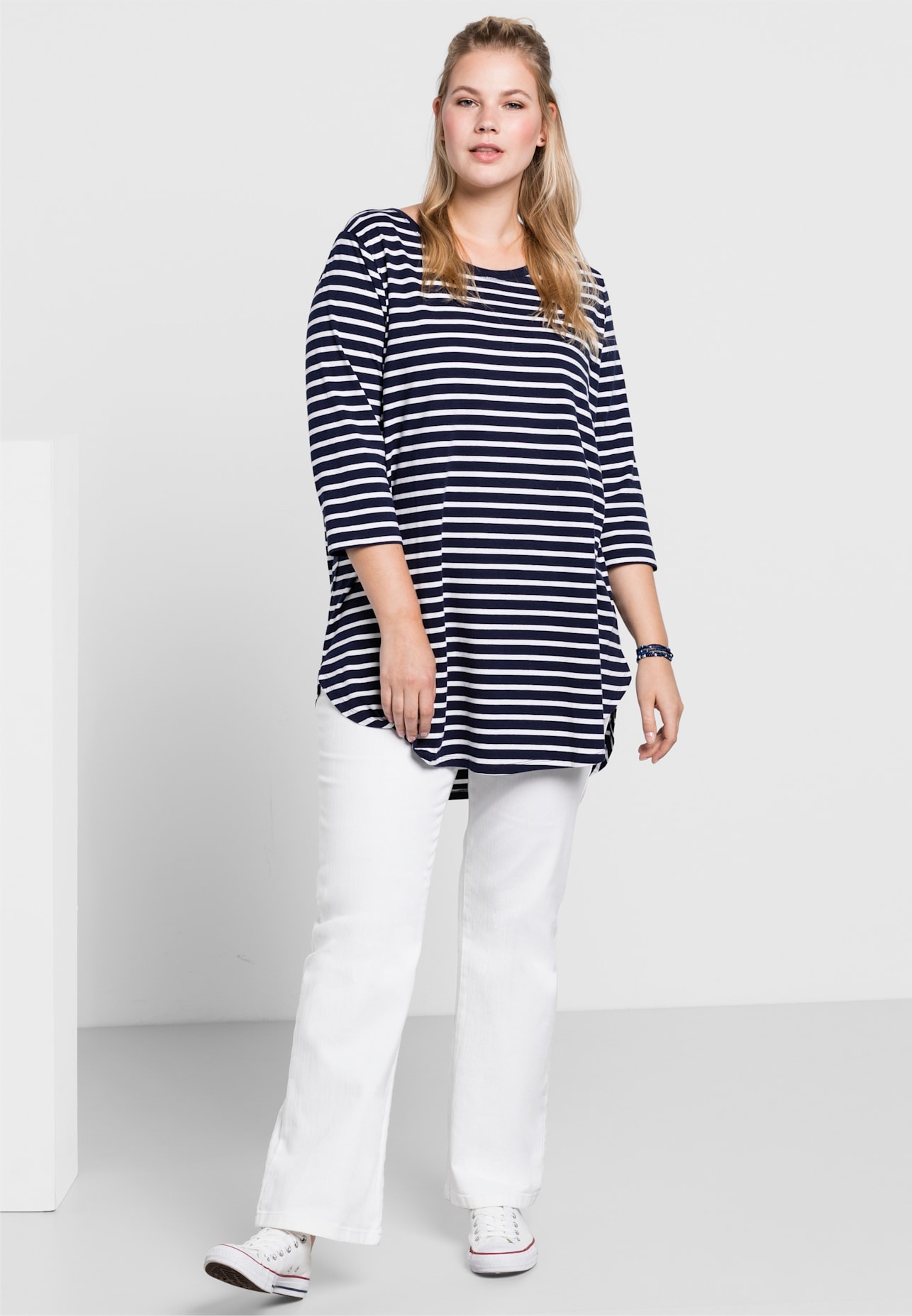 Sheego Bootcut-Jeans 1 Stk. tlg. günstig online kaufen