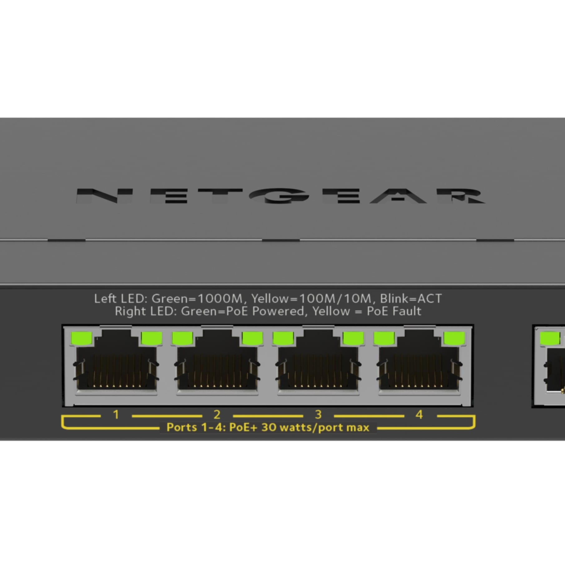 NETGEAR Netzwerk-Switch »5-Port Gigabit Ethernet High-Power PoE+ Plus Switch«