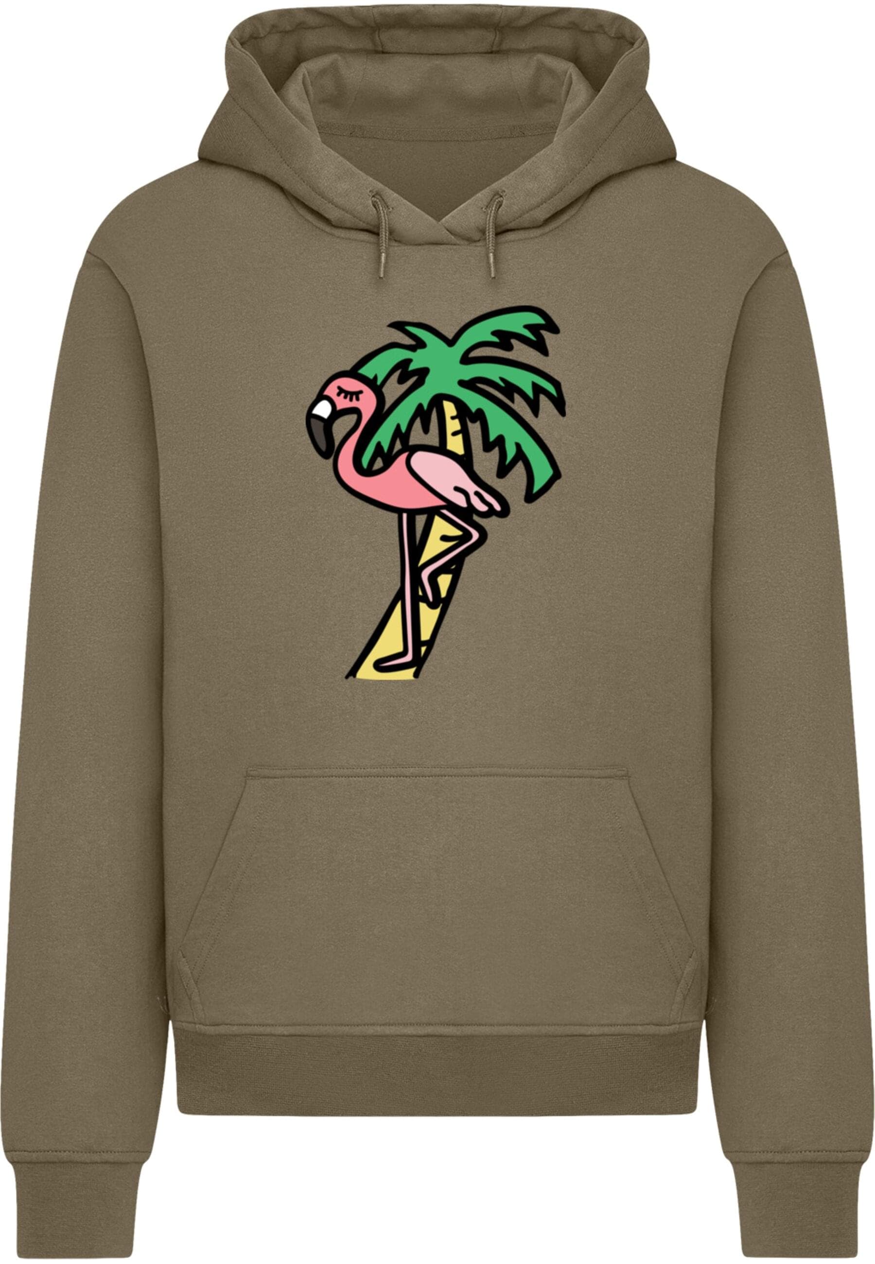 MisterTee Kapuzensweatshirt "MisterTee Flamingo Hoodie" 1 Stk. tlg. günstig online kaufen