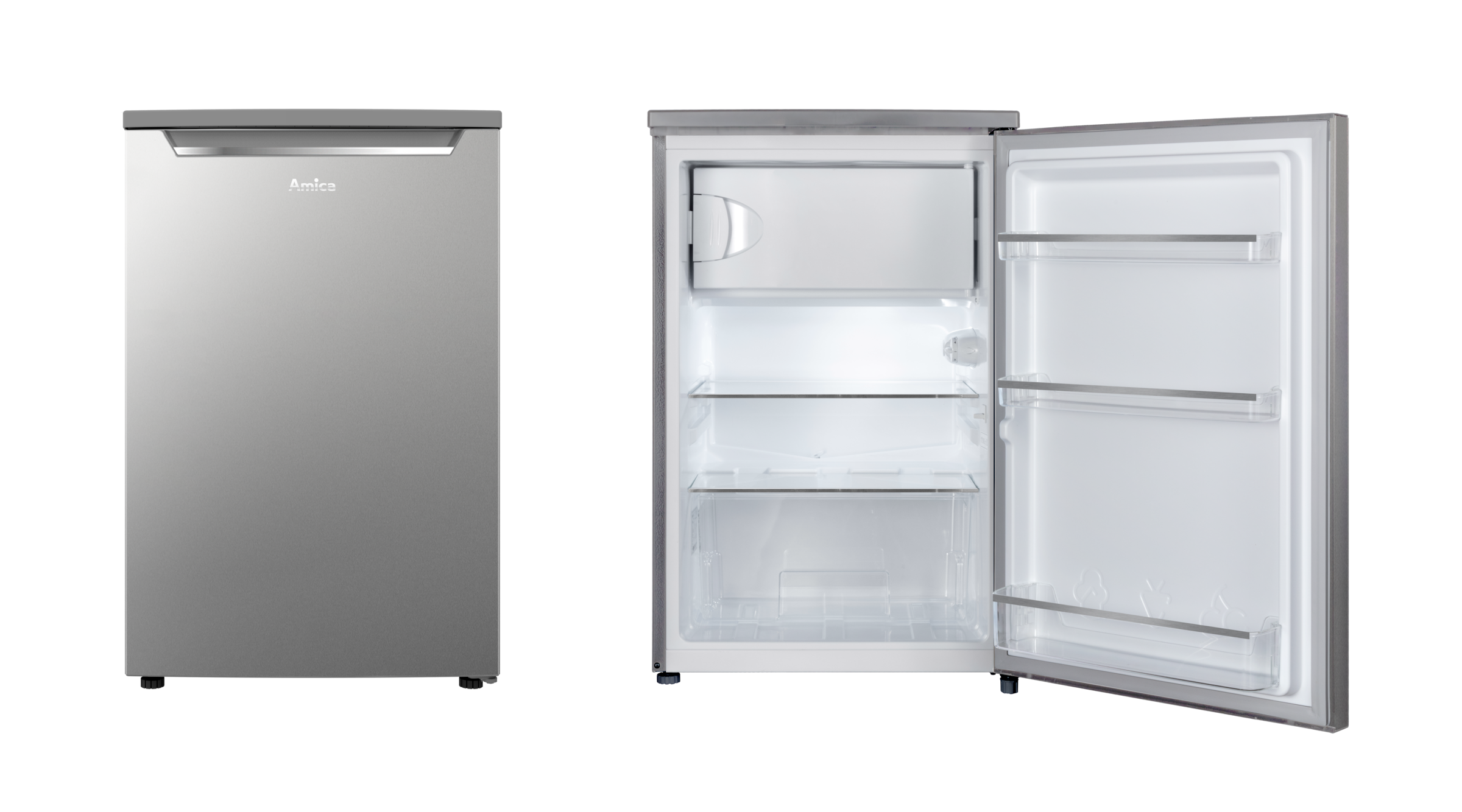 Amica Kühlschrank »KS 361 125 E« 85 cm hoch 55 cm breit Leise, elegant, durchdacht – Frische für kleine Küchen