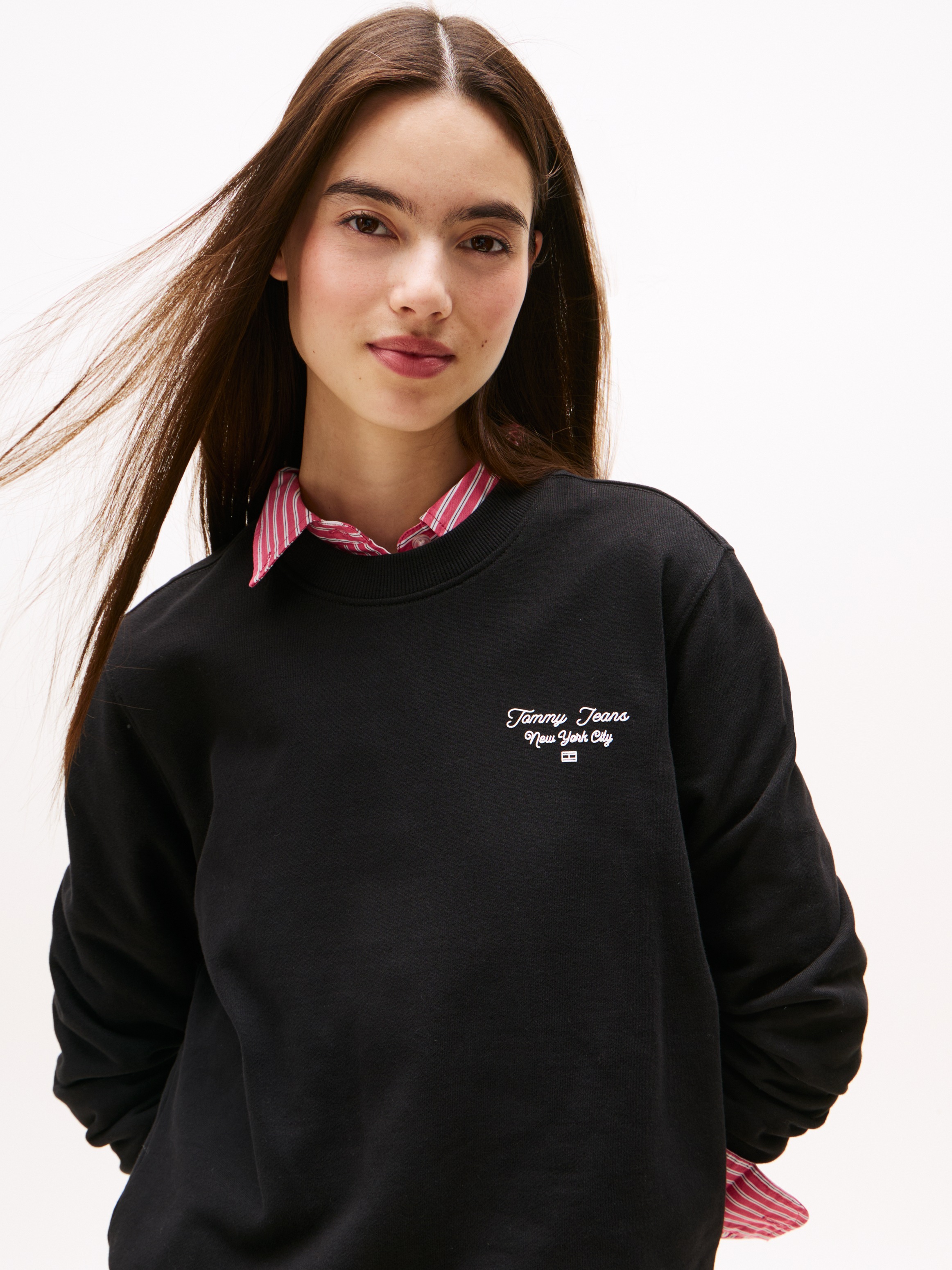 Tommy Jeans Sweatshirt "TJW REG ESS LOGO 1 CREW EXT" günstig online kaufen